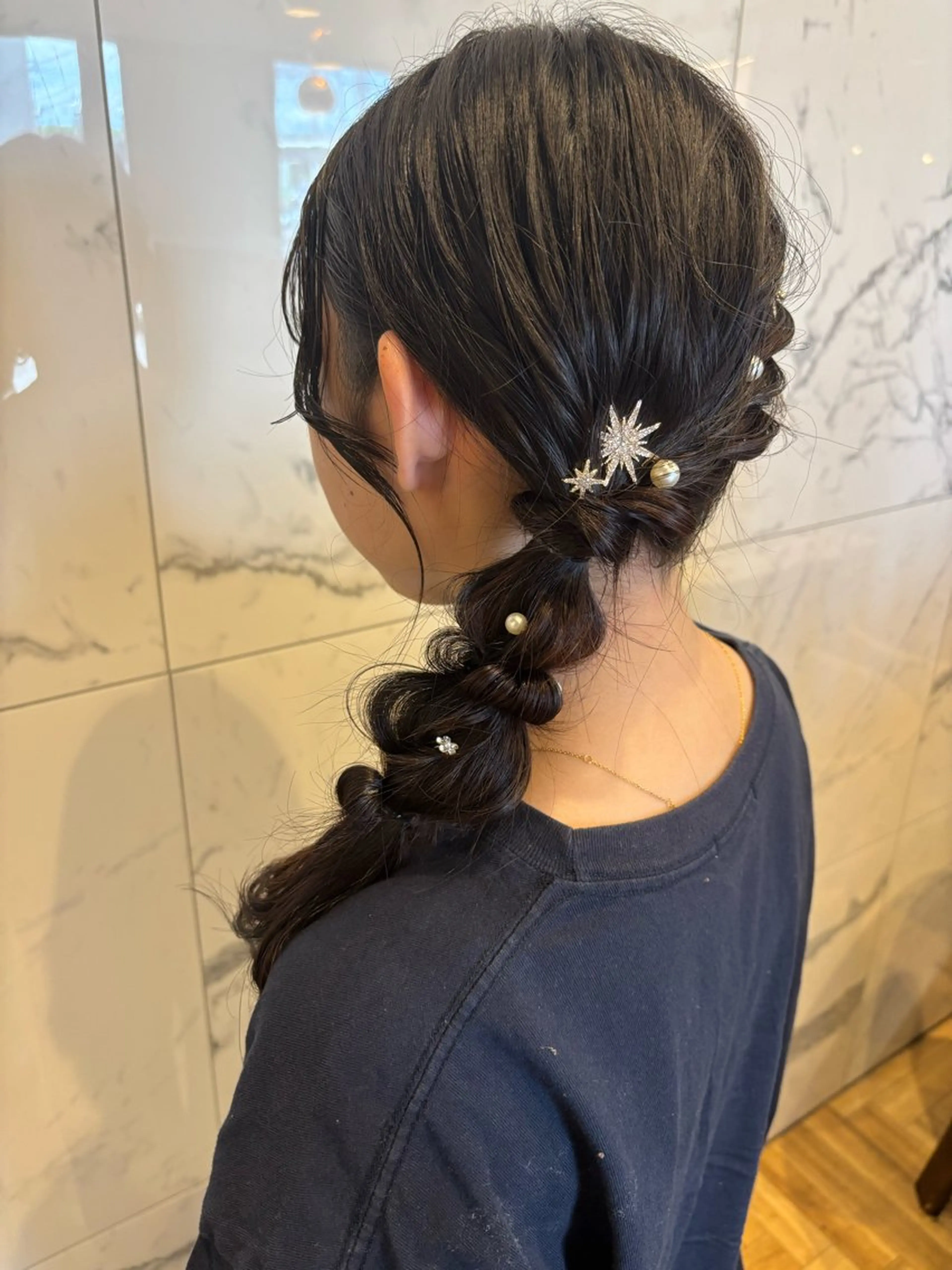 ヘアアレンジ ヘアセット 木村 綺音のヘアスタイル