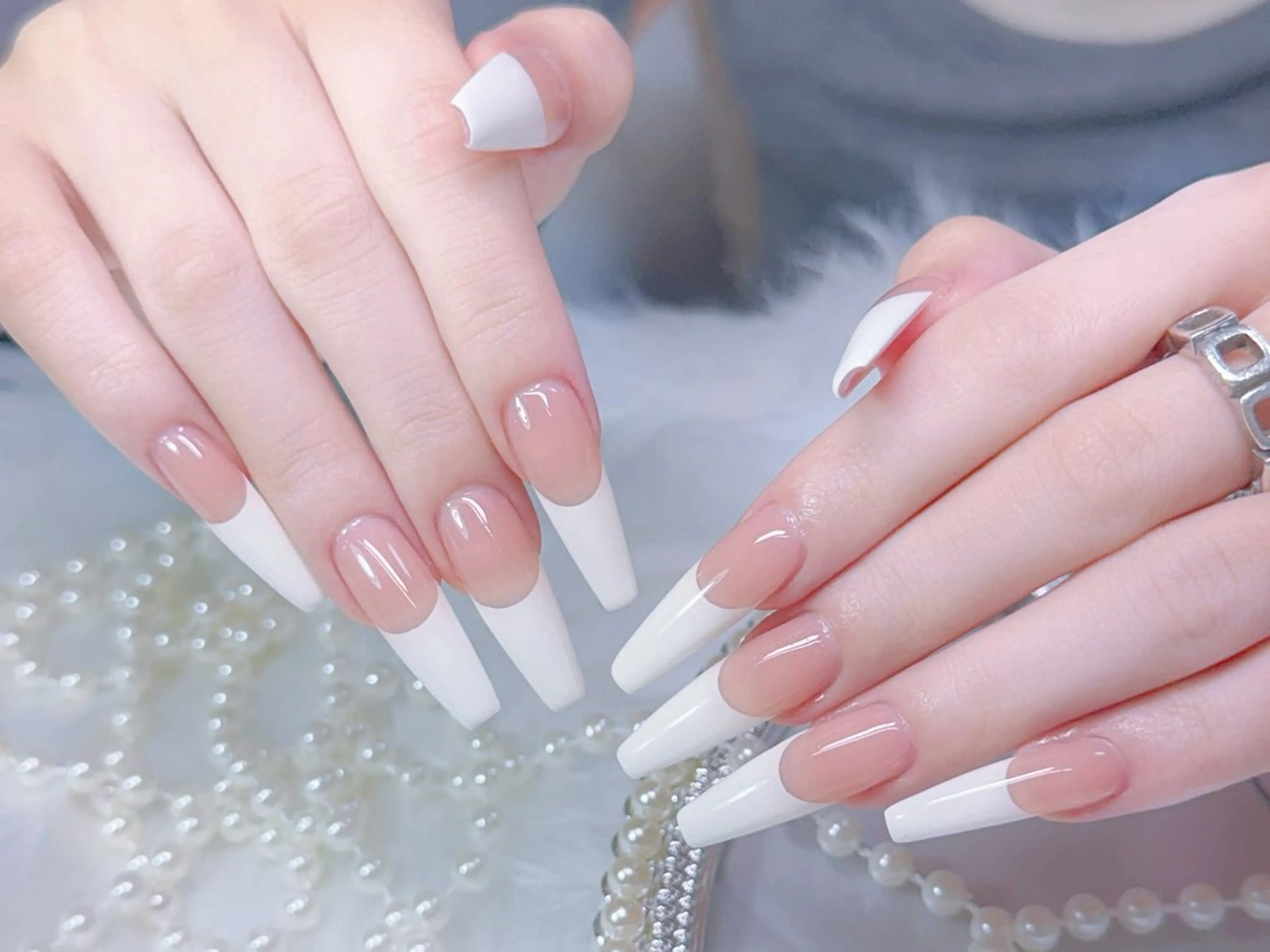 フレンチネイル 90分。オフあり💅🏻の写真