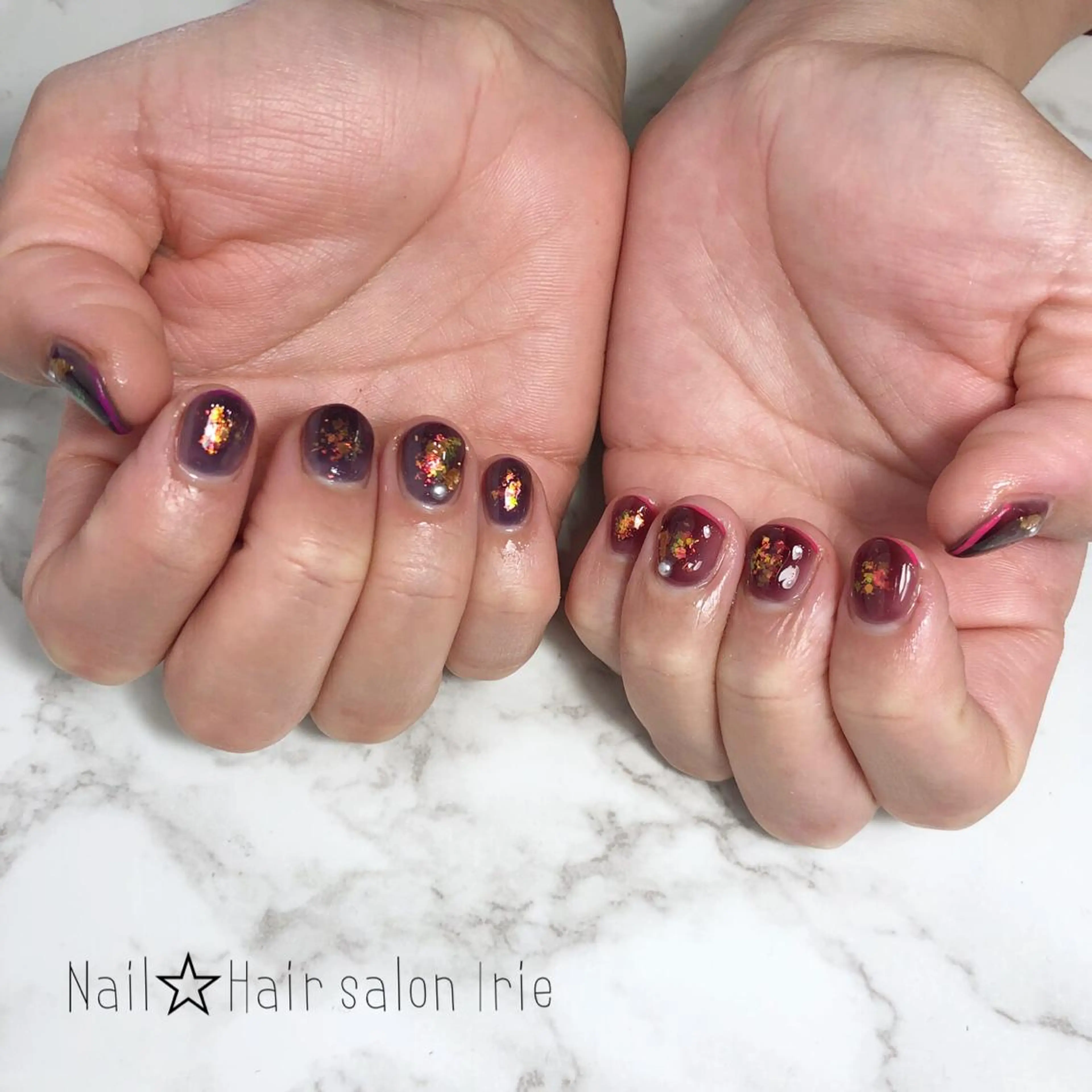 ネイル ハンドネイル Hair salon Irie所属・與儀 知佳のネイルデザイン