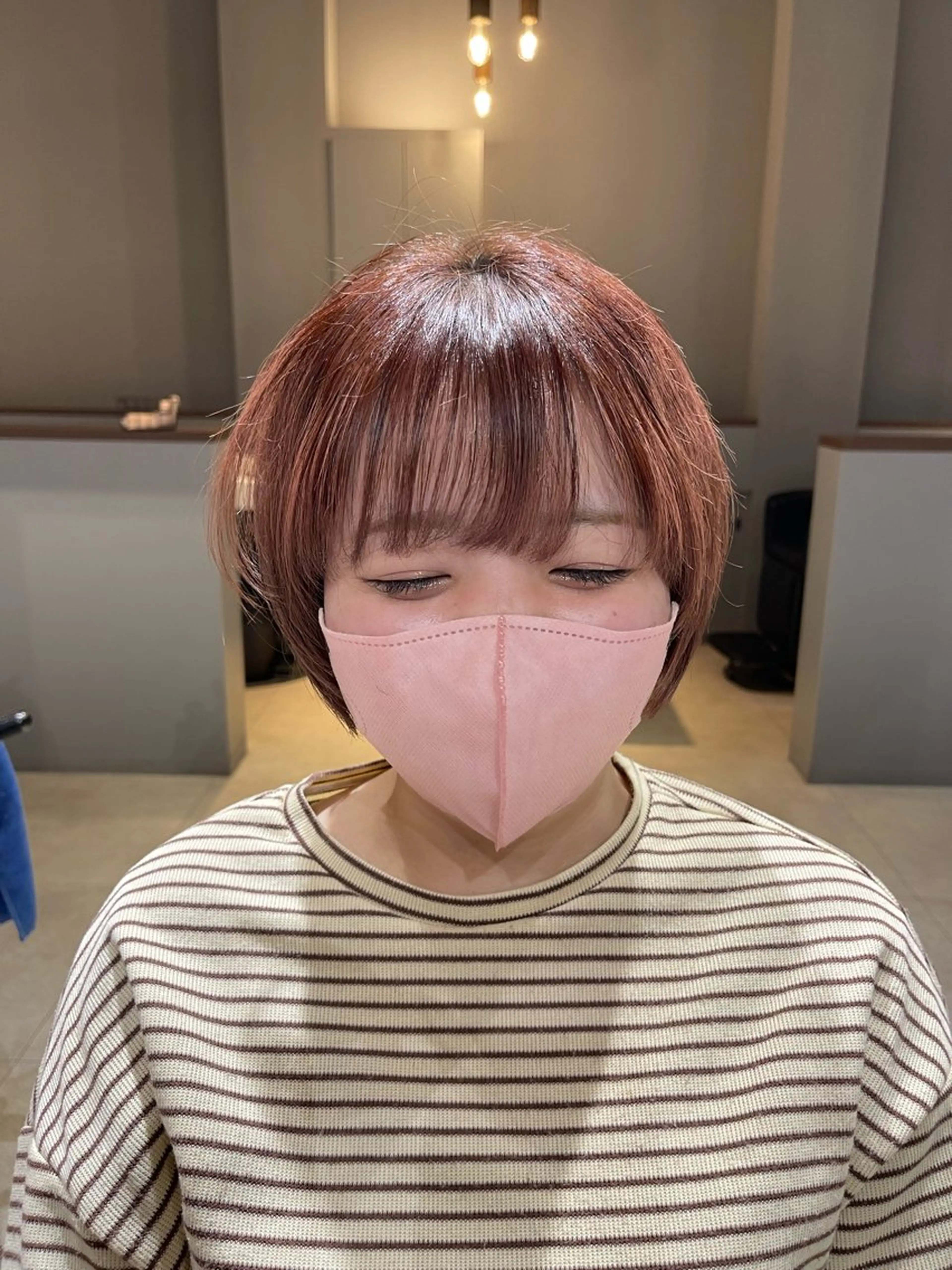 ショート カラー ショートヘア カット 石原圭悟 /ショート/艶カラーのヘアスタイル