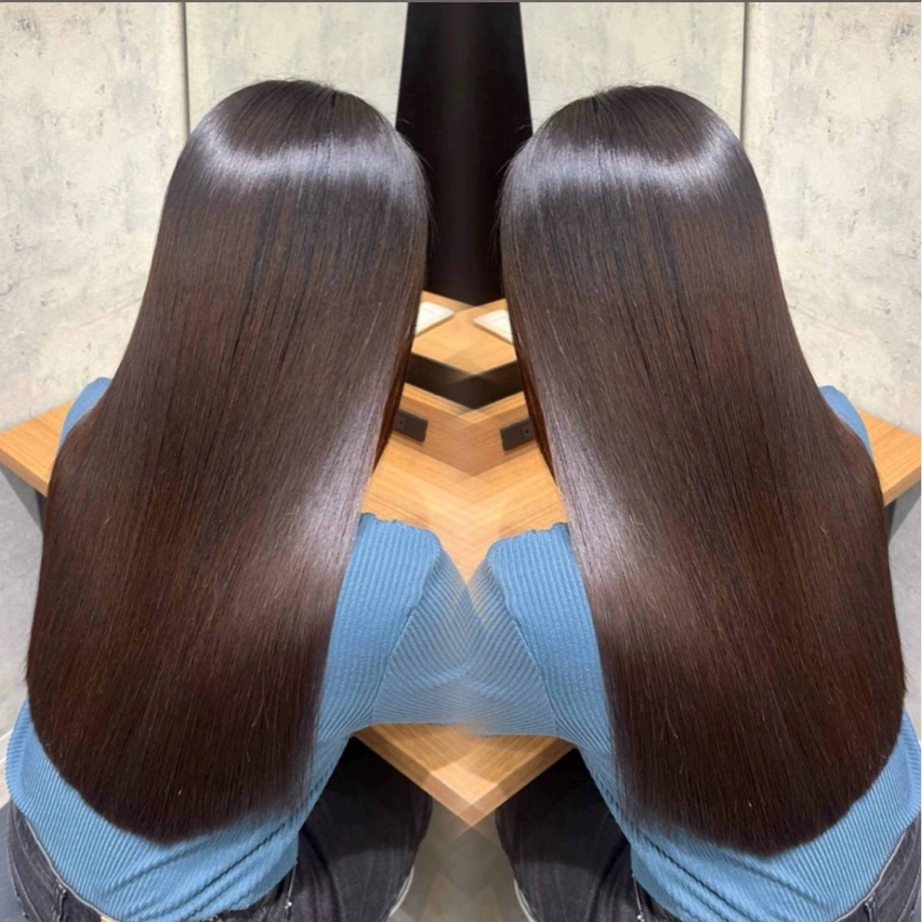 ロング 縮毛矯正 トリートメント RAF TOKYO 2nd 今泉店所属・RAF KAEDEのヘアスタイル