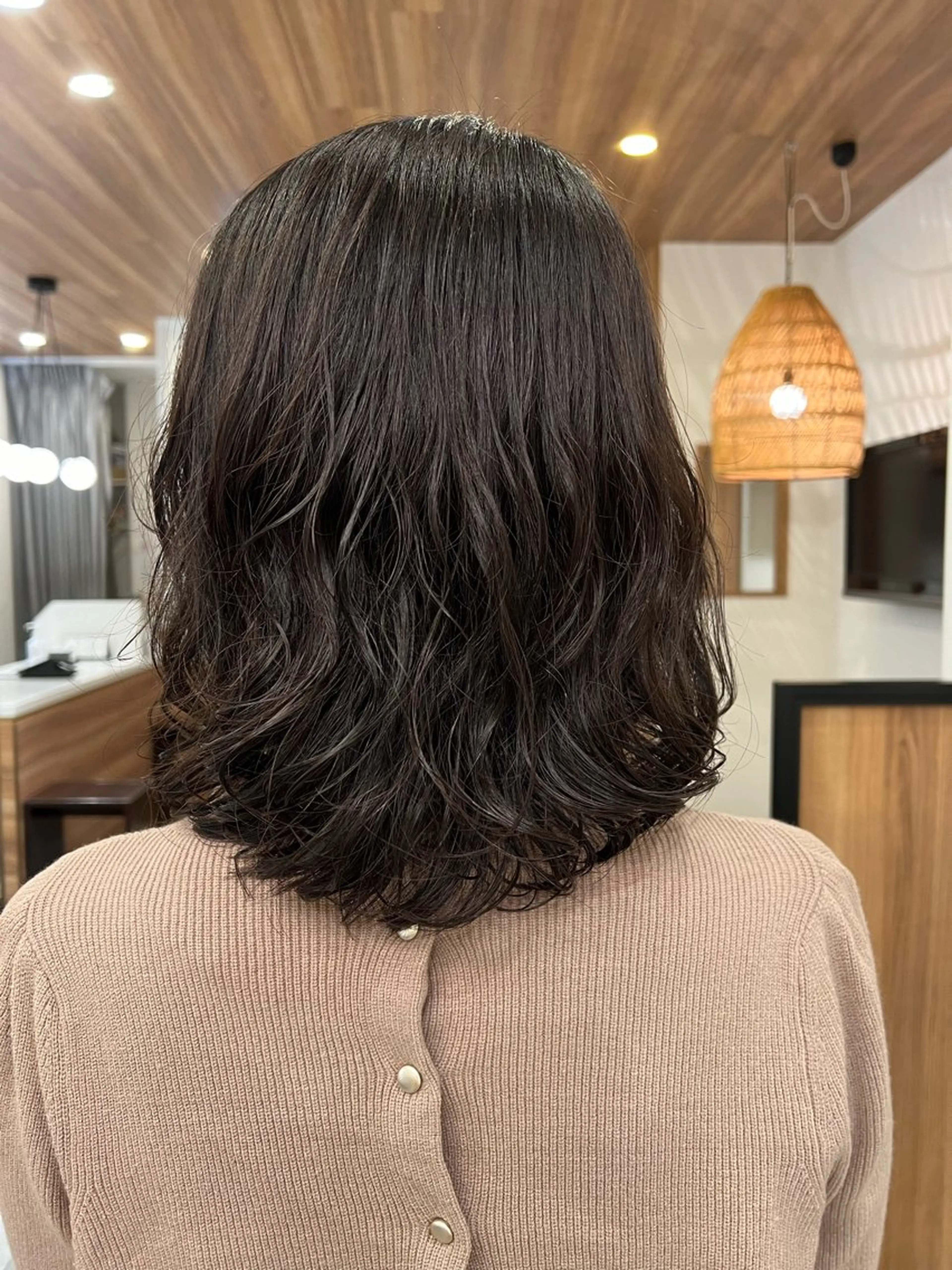 ミディアム 村中 逸紀のヘアスタイル