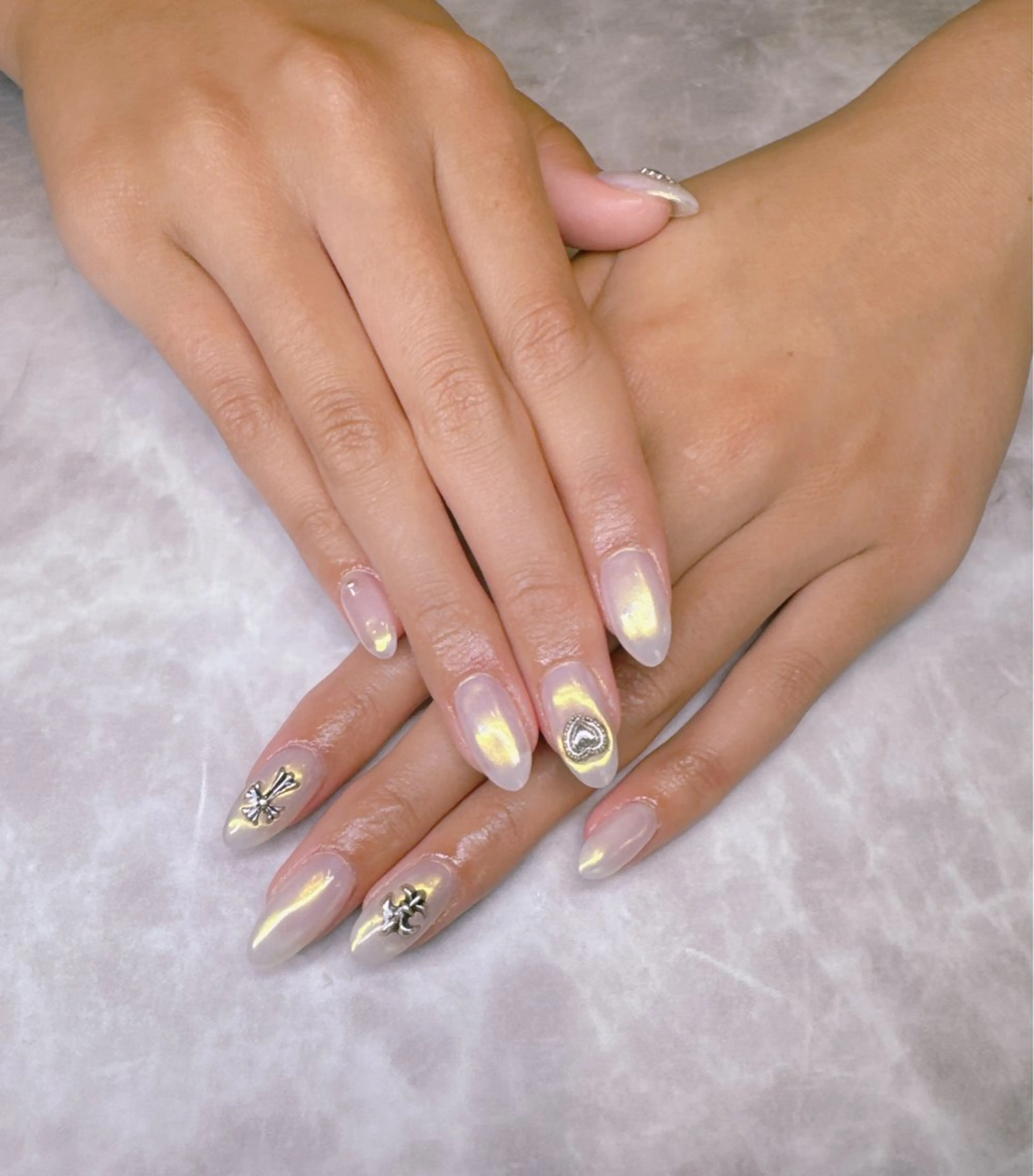 ネイル ミラーネイル ハンドネイル olim nailspaceのネイルデザイン