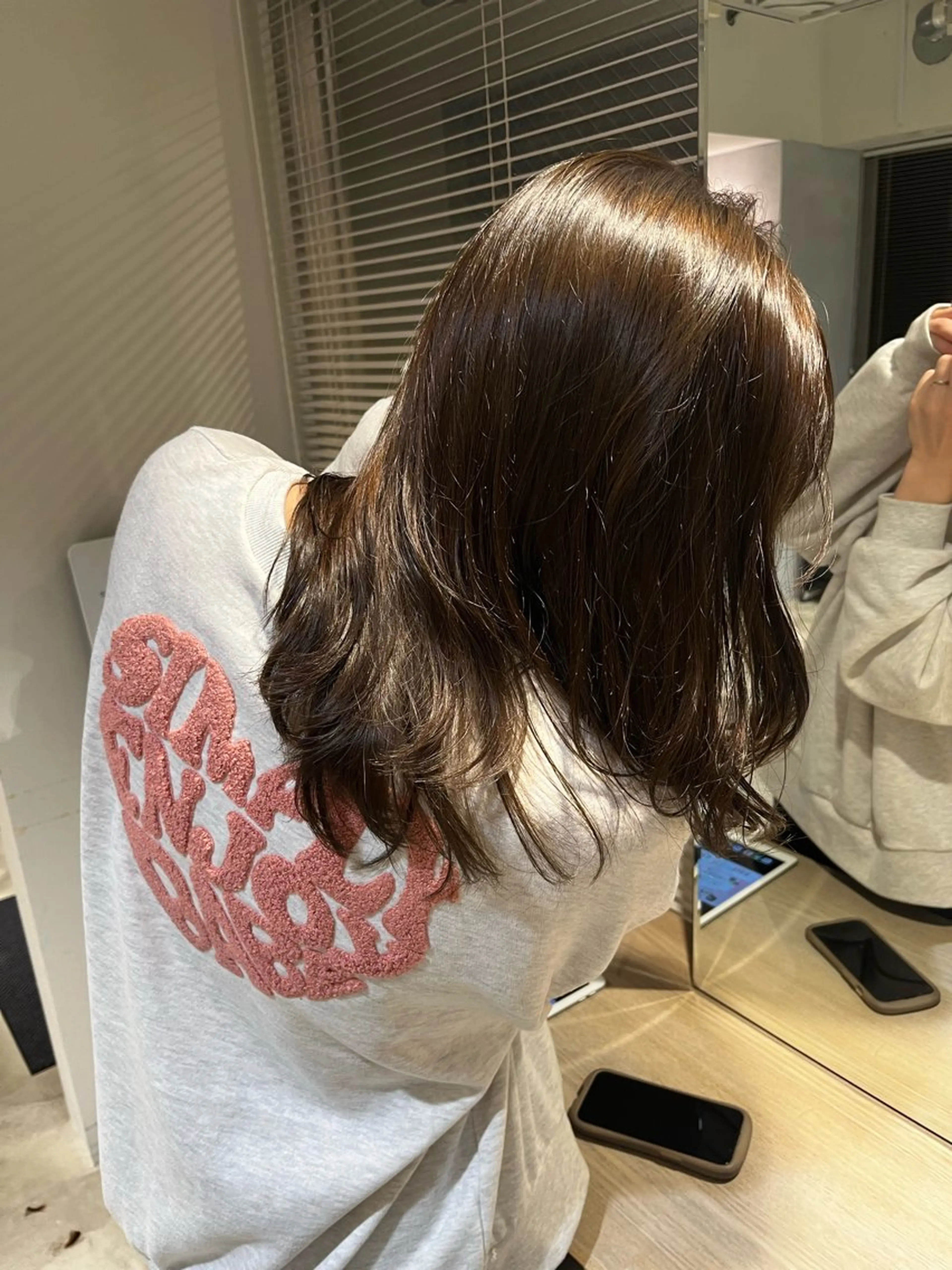 ミディアム カット ヘアカラー SHEA/ショート 似合わせ/大野和恵のヘアスタイル