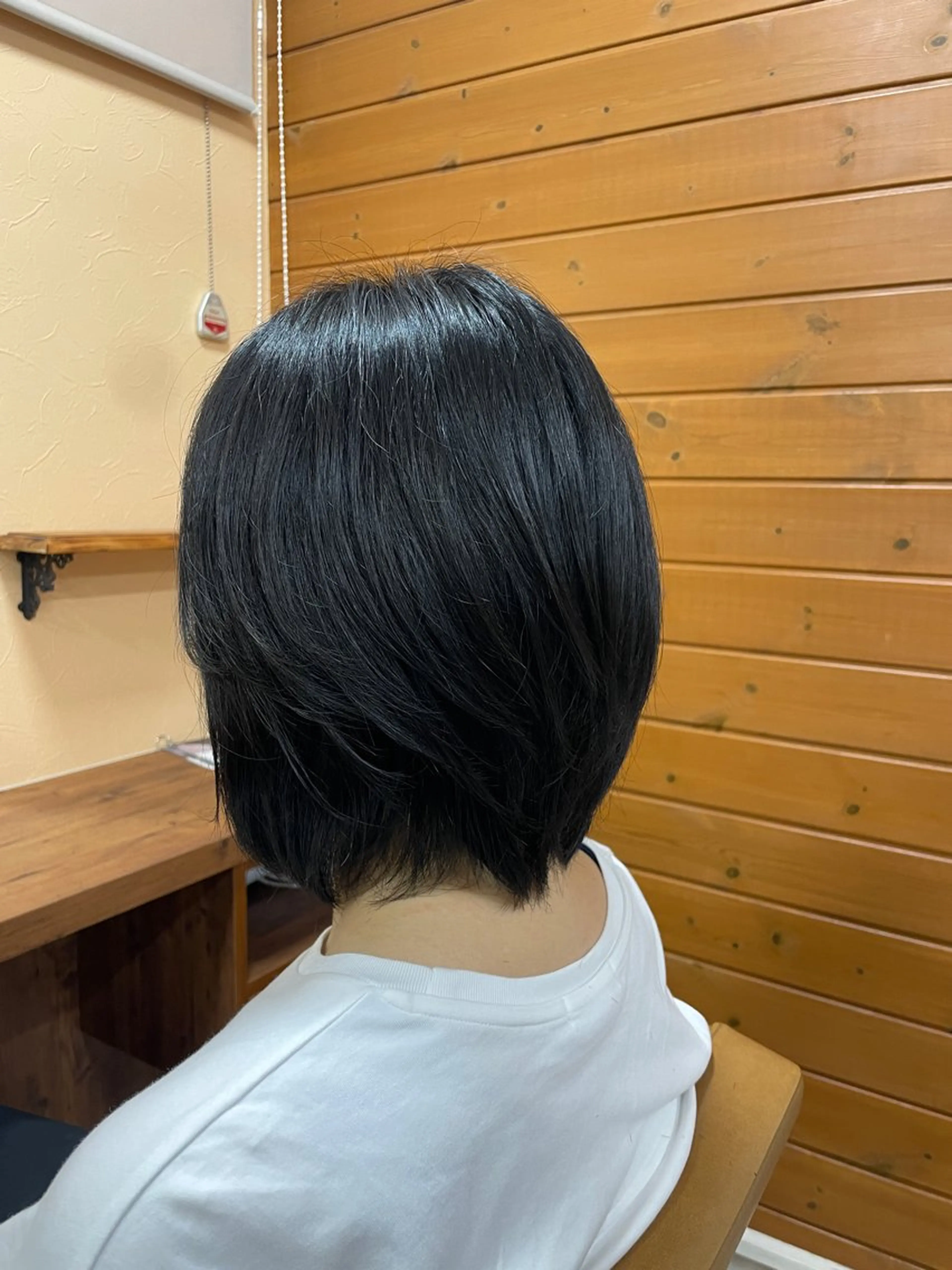 ミディアム ボブレイヤー ボブ レイヤーカット abox所属・konpe mizukiのヘアスタイル