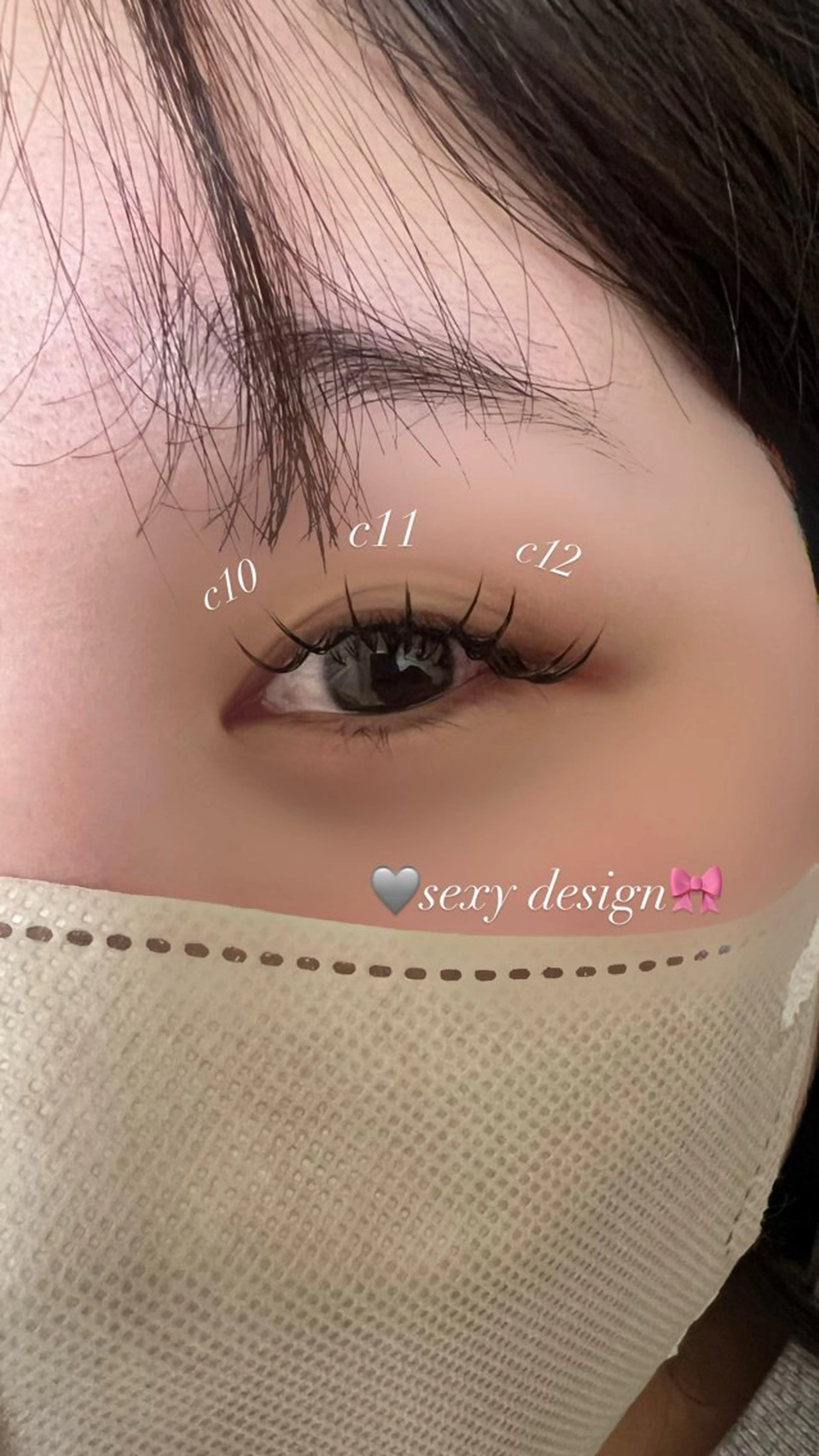 マツエク・マツパ マツエク 🎀 SAKI 🎀 /plusj石巻中里のマツエク・マツパデザイン