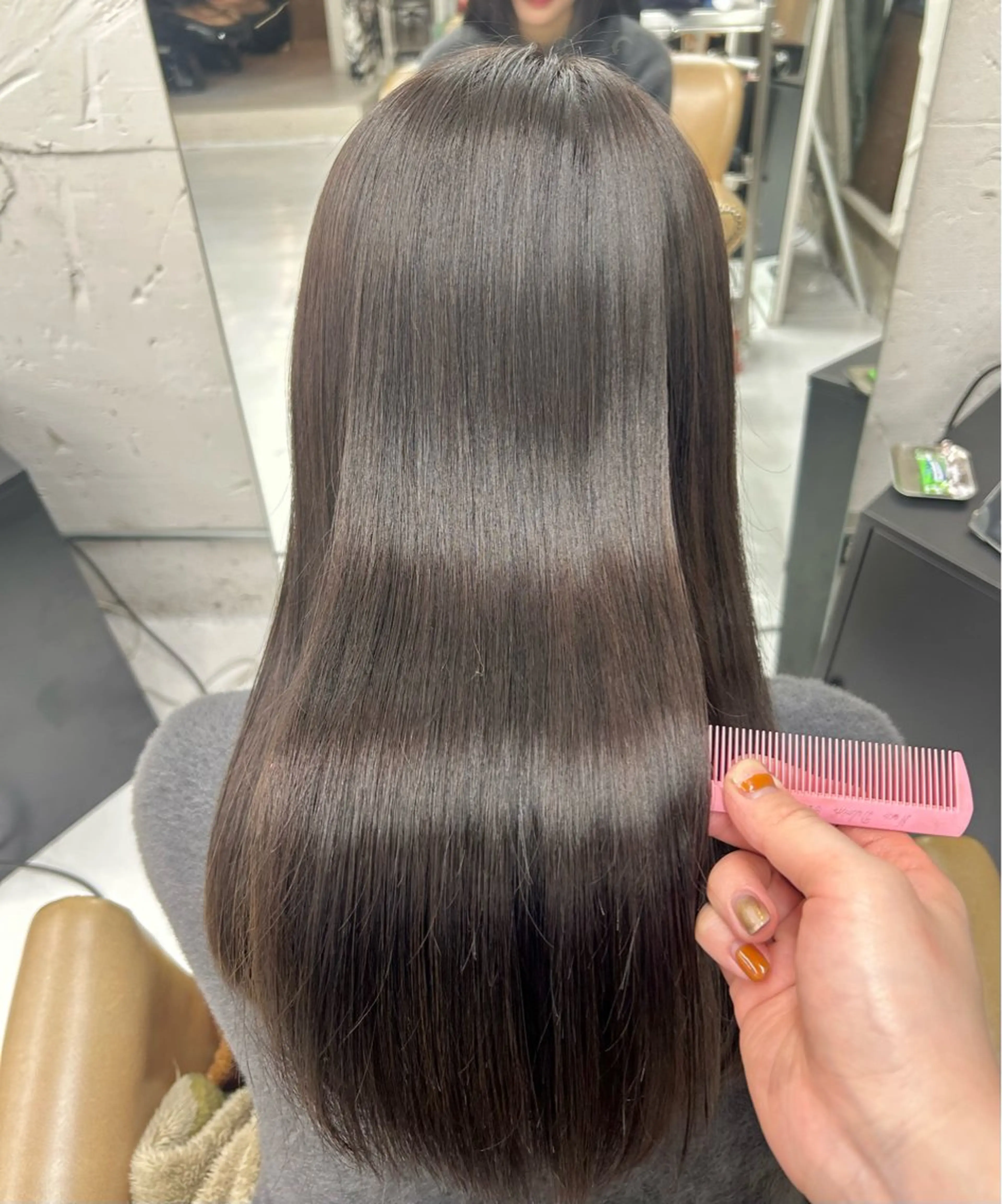 暖色カラ-ෆ˚顔周り 🎀ོ白岩亜実🎀ོのヘアスタイル