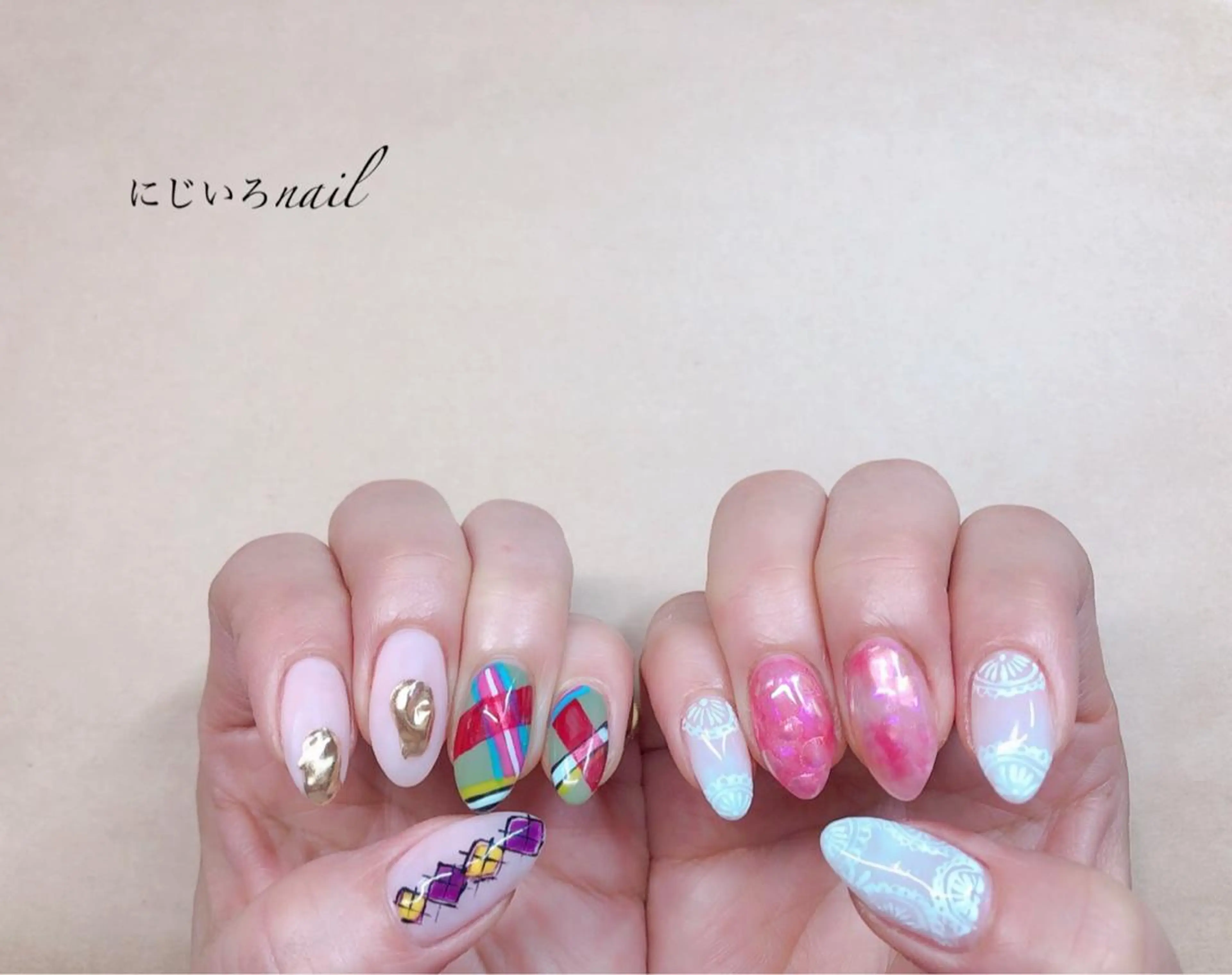 ネイル にじいろ nailのネイルデザイン