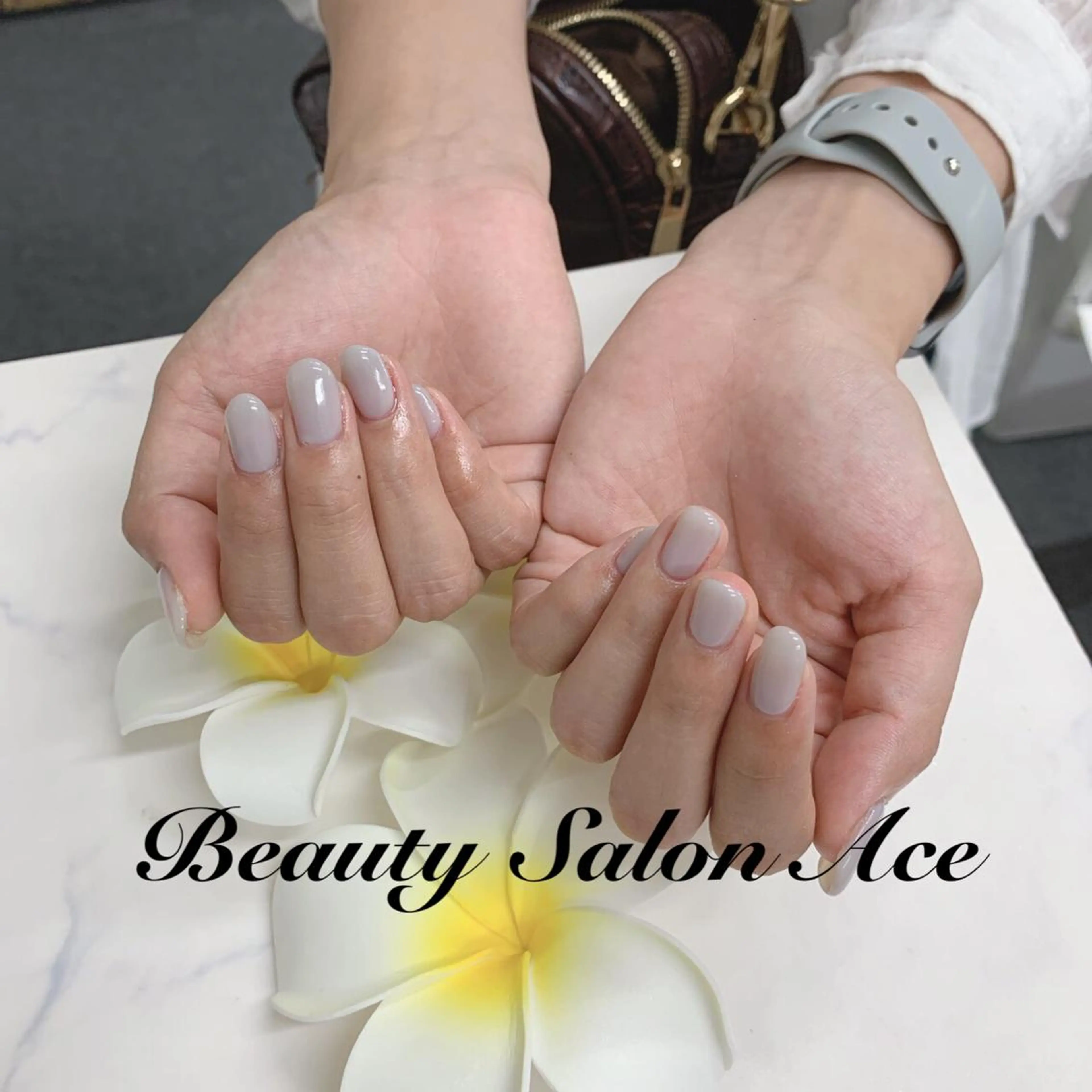 ネイル アートネイル ジェルネイル メンズネイル ワンカラーネイル 夏ネイル ハンドネイル ハンドケア Beauty Salon Ace（ネイルサロン　エース）所属・池袋フィルイン Ace♡長さだしのネイルデザイン