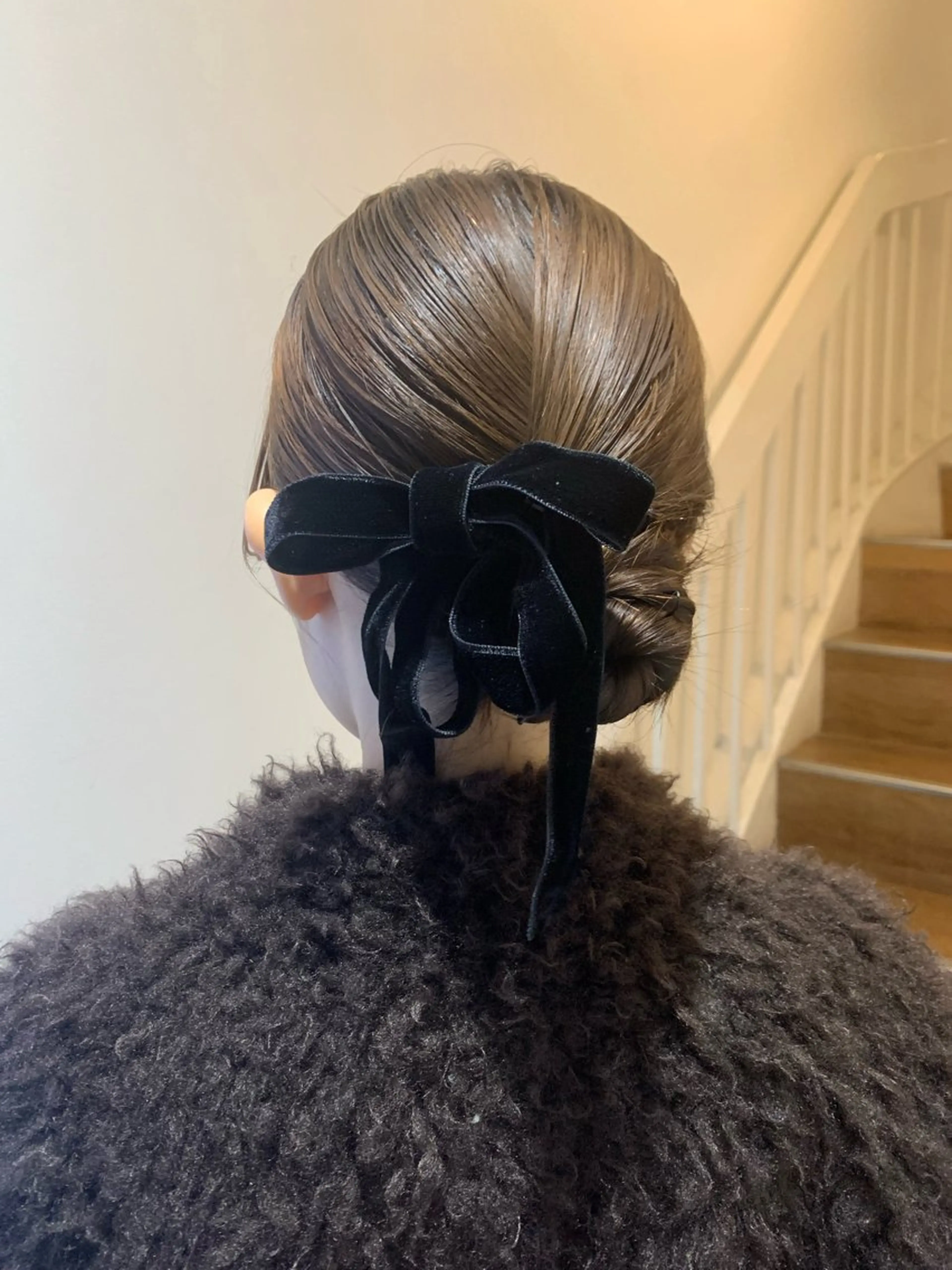 ロング ヘアアレンジ お団子ヘア ヘアセット 庄司 沙羅のヘアスタイル