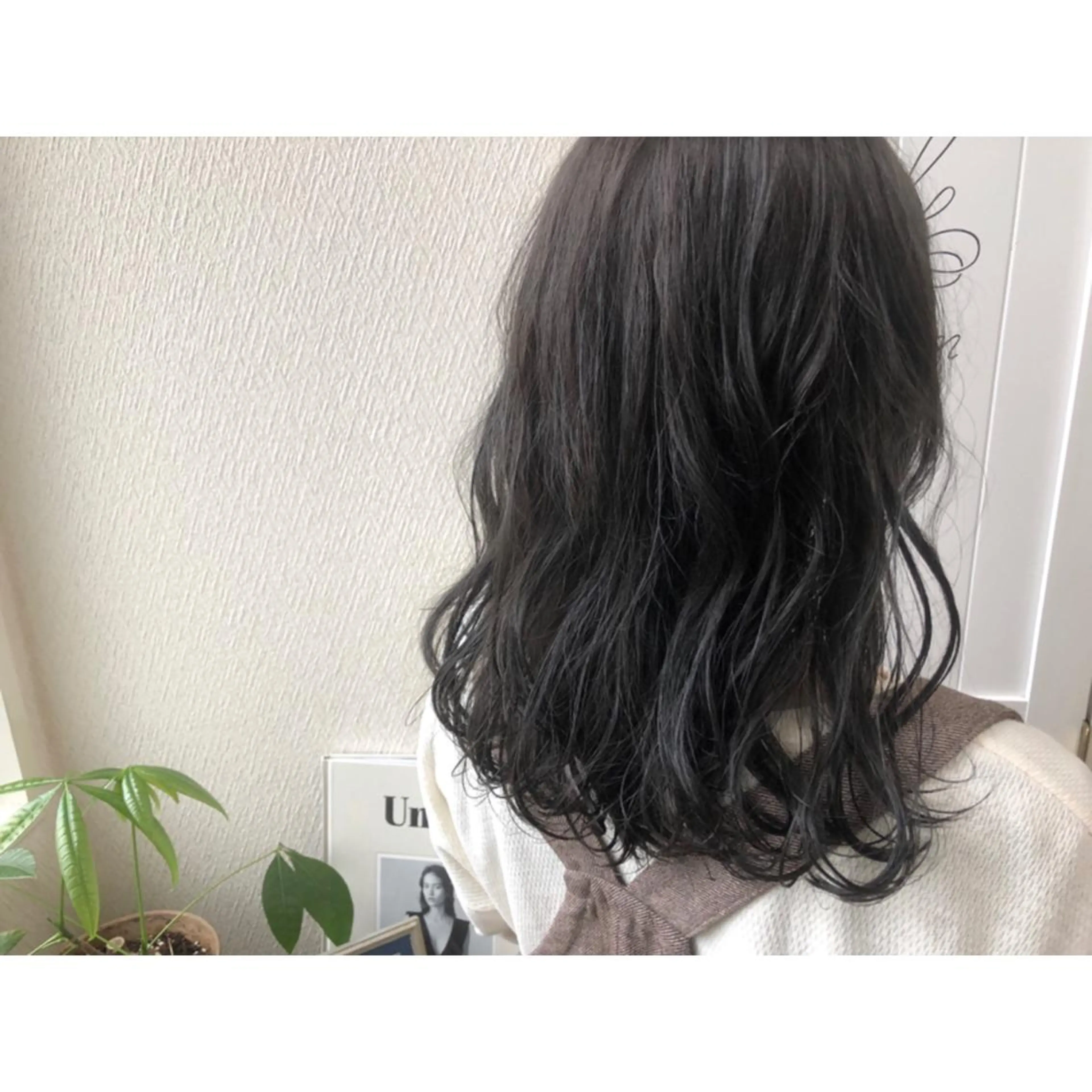 セミロング カラー アッシュ アッシュグレー アッシュグレージュ グレージュ 江上拓郎/ショート /酸性ストレートのヘアスタイル