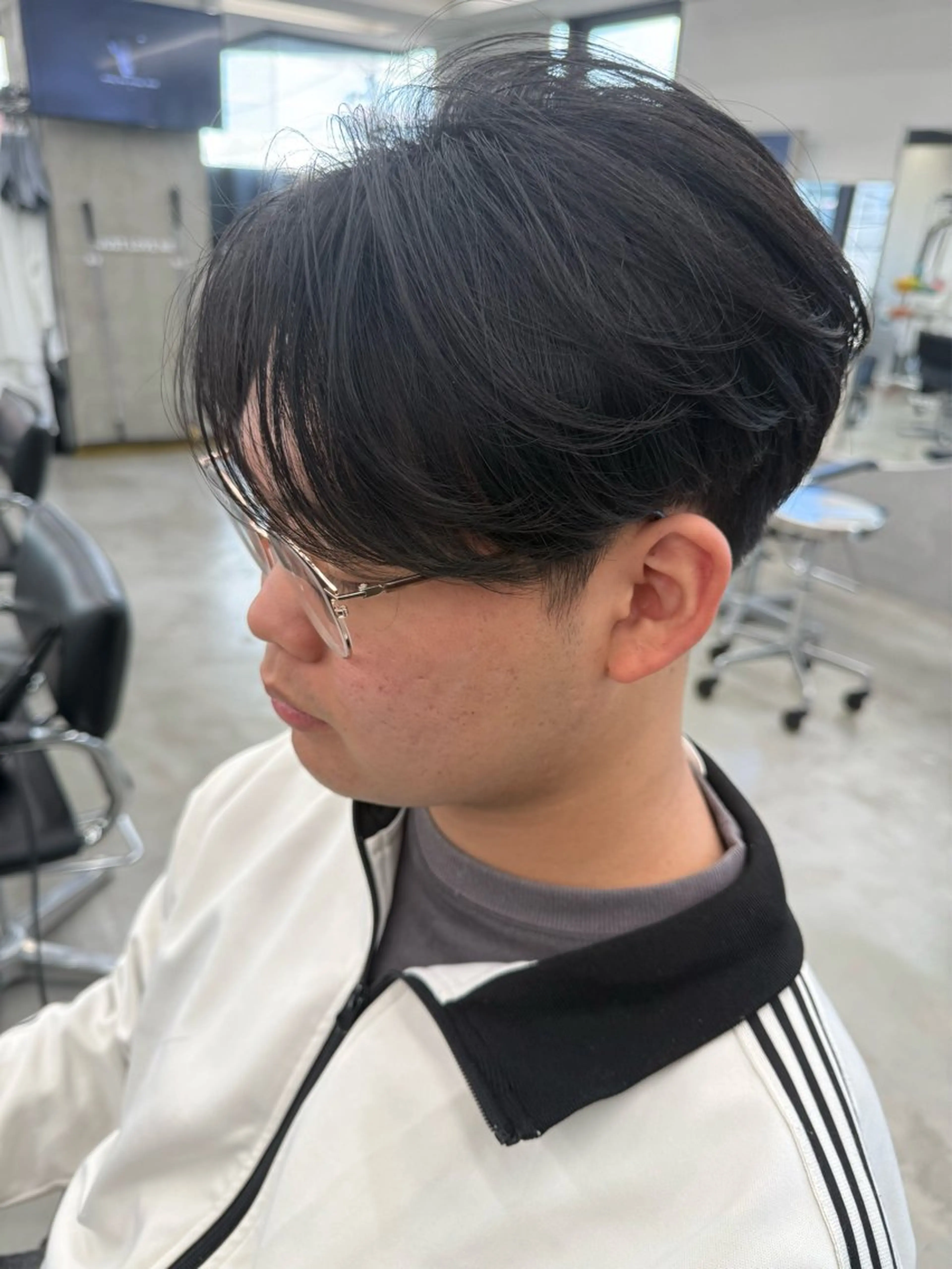 ミディアム ミディアムパーマ 韓国風ヘア わたる /カットモデル募集のヘアスタイル