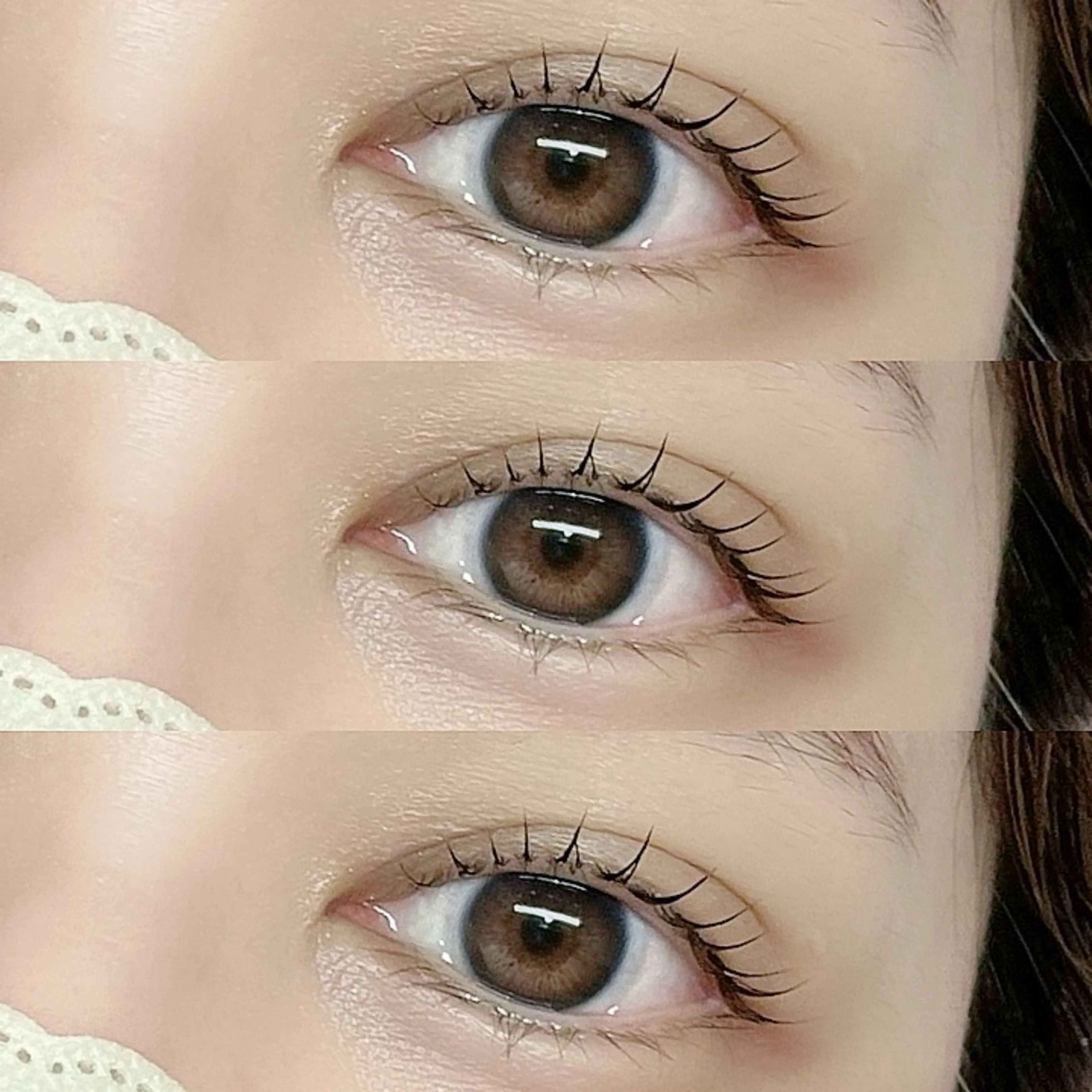 マツエク・マツパ 束感まつ毛 韓国風マツエク まつげパーマ 一重×まつ毛パーマ マツパ rei /meme まつパ アイブロウのマツエク・マツパデザイン