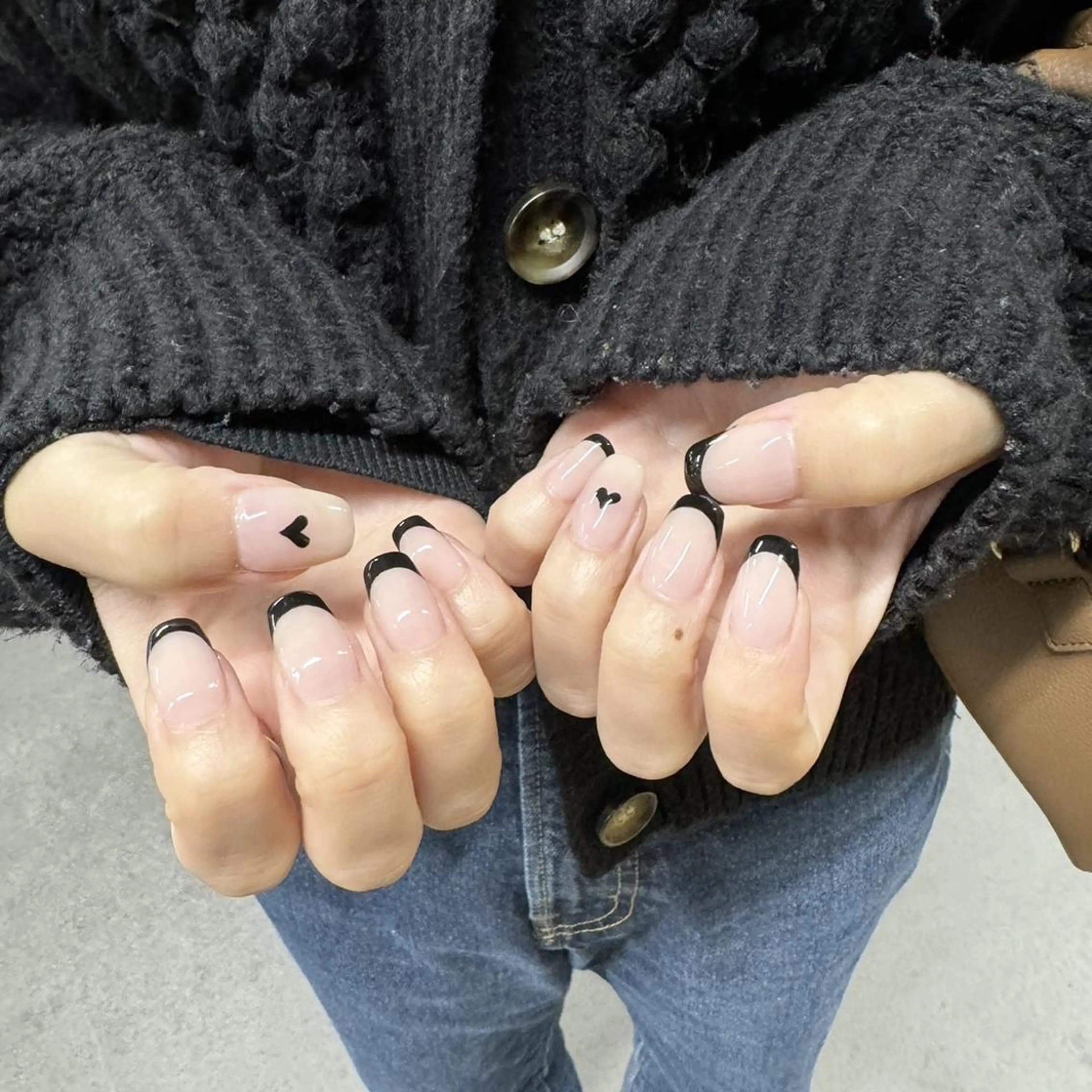 ネイル フレンチネイル シンプルネイル Salon  de EMMA+高橋のマツエク・マツパデザイン