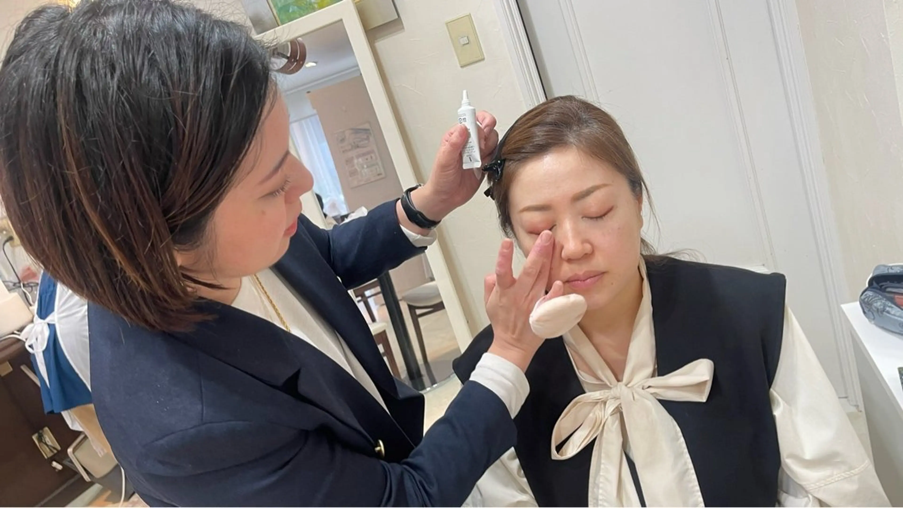 ペア（お二人同時診断）　トータル診断【パーソナルカラー診断＆顔タイプ診断＆骨格診断＆フルメイク】の写真