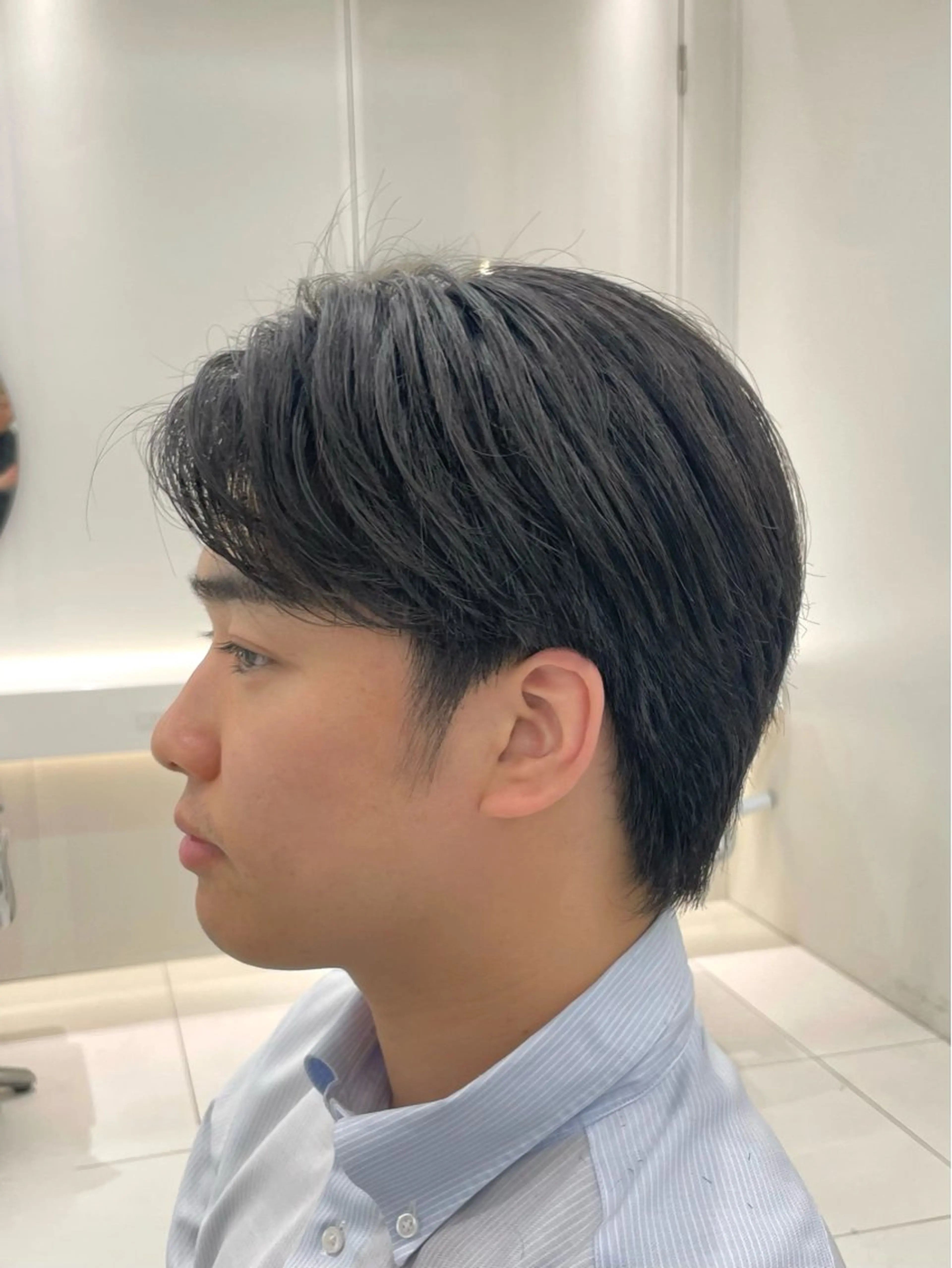 メンズ アップバング センターパート フェードカット マッシュ メンズパーマ カット ヘアセット メンズスタイル 🇰🇷パーマのヘアスタイル