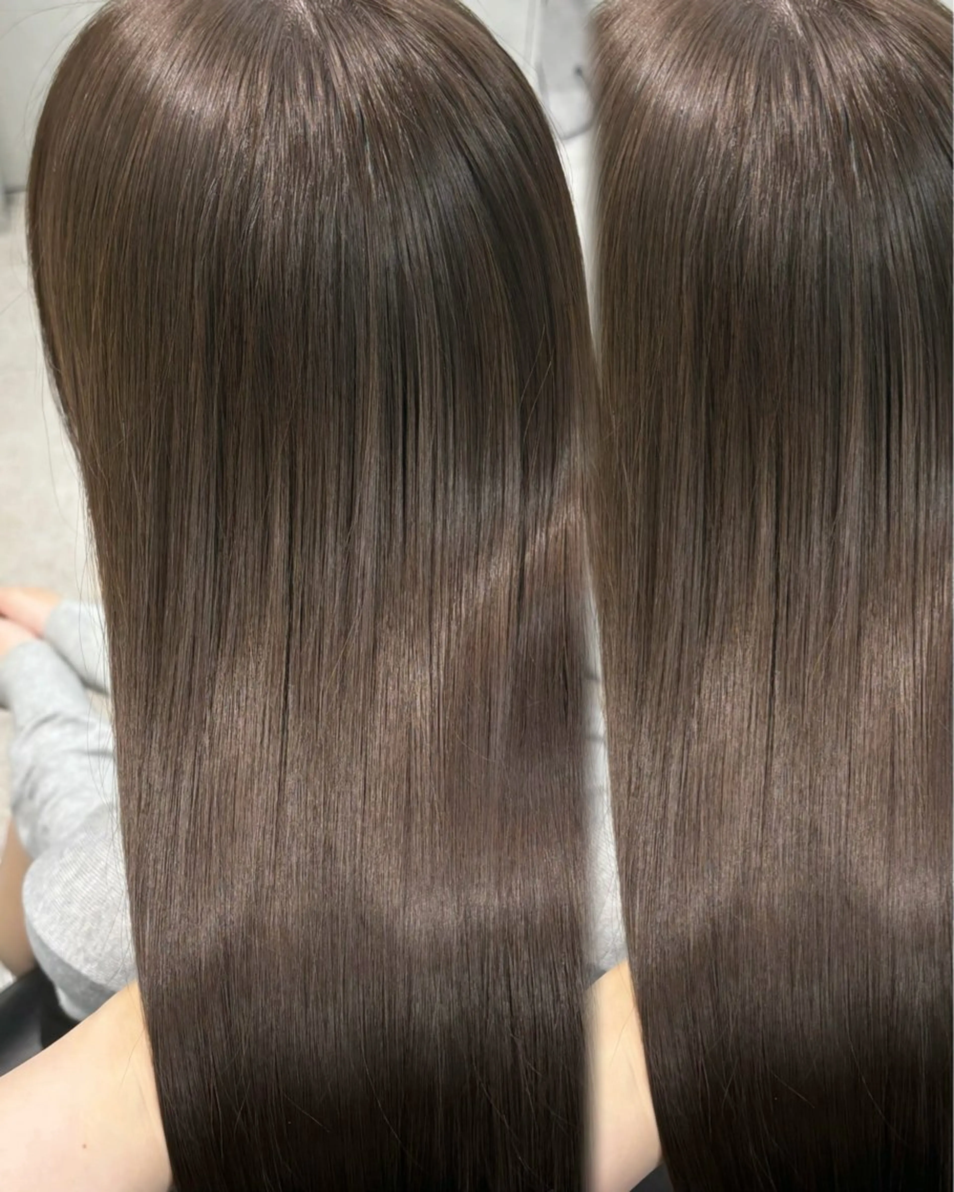 ロング 縮毛矯正 縮毛👱🏽‍♀️ 🎀海外ハイライトのヘアスタイル