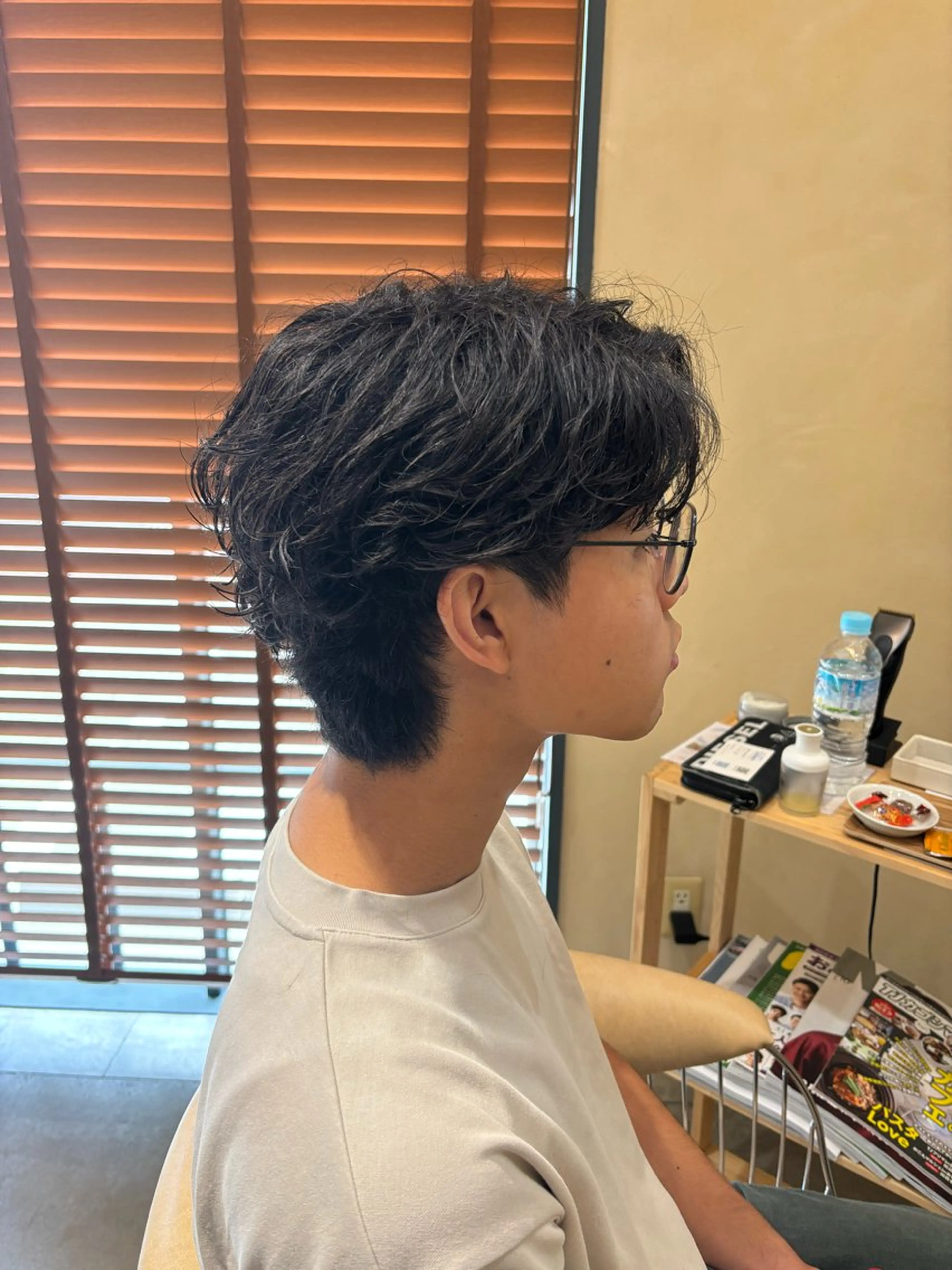 ショート メンズ カット パーマ 鹿児島 TSUBASAのヘアスタイル