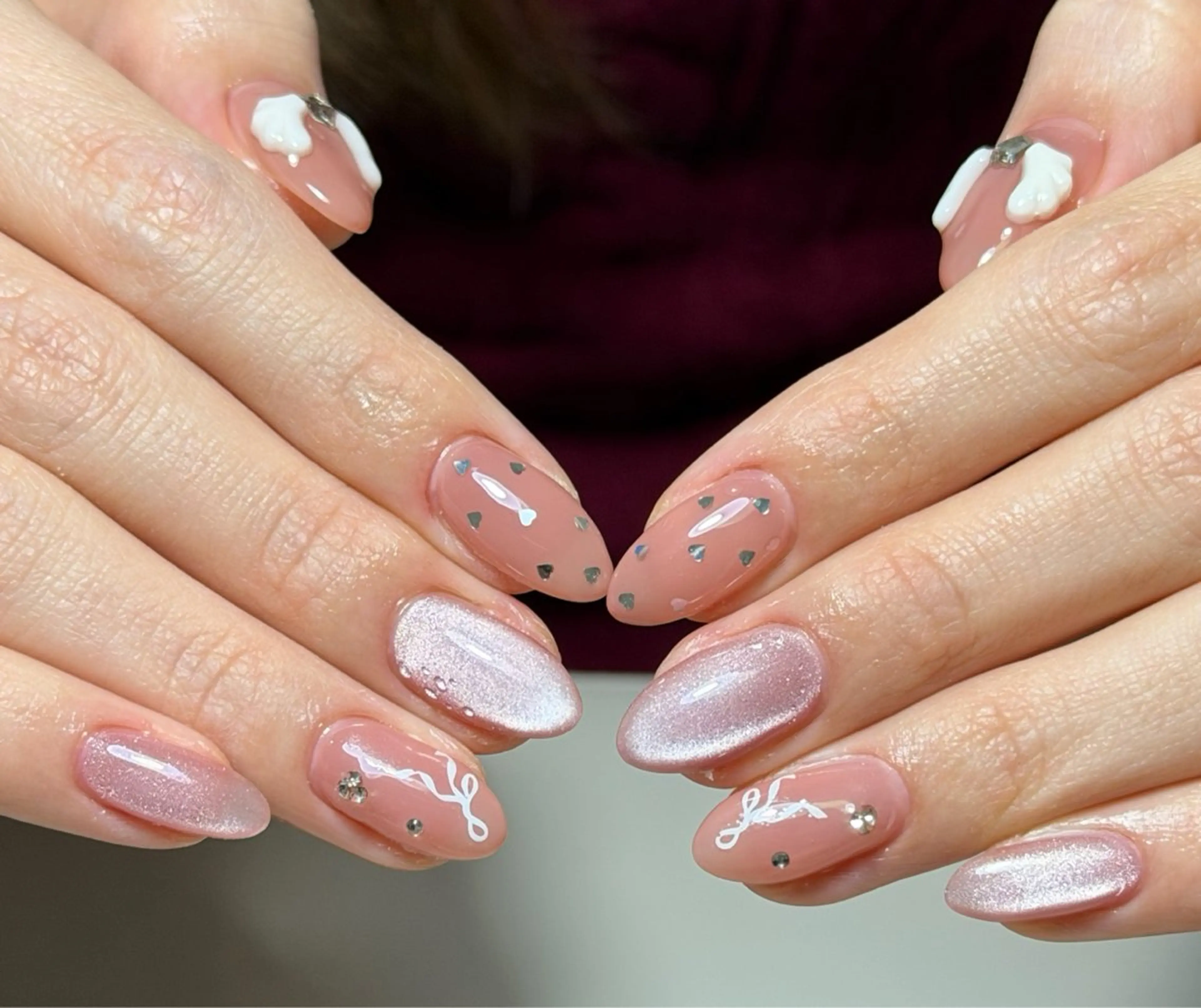 ネイル ハンドネイル ハンドケア 🍑 momo_nailのネイルデザイン