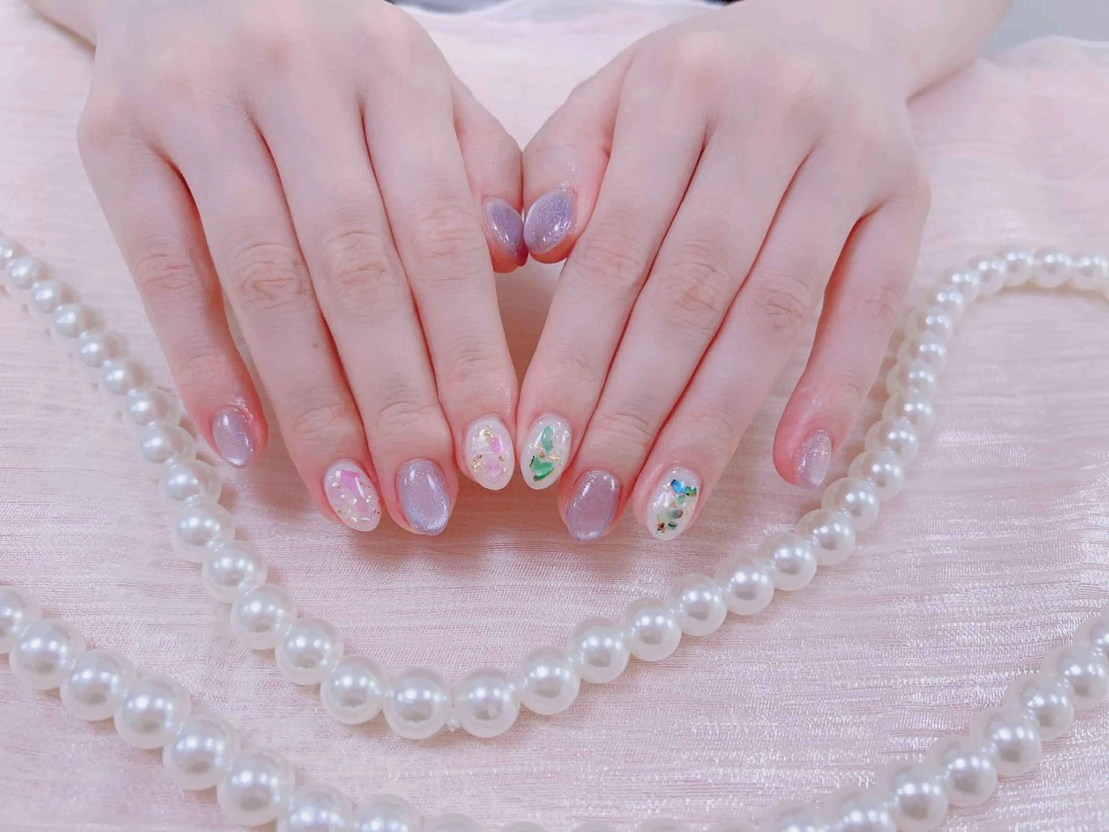 ネイル はぴねす所属・横浜 美夢のネイルデザイン