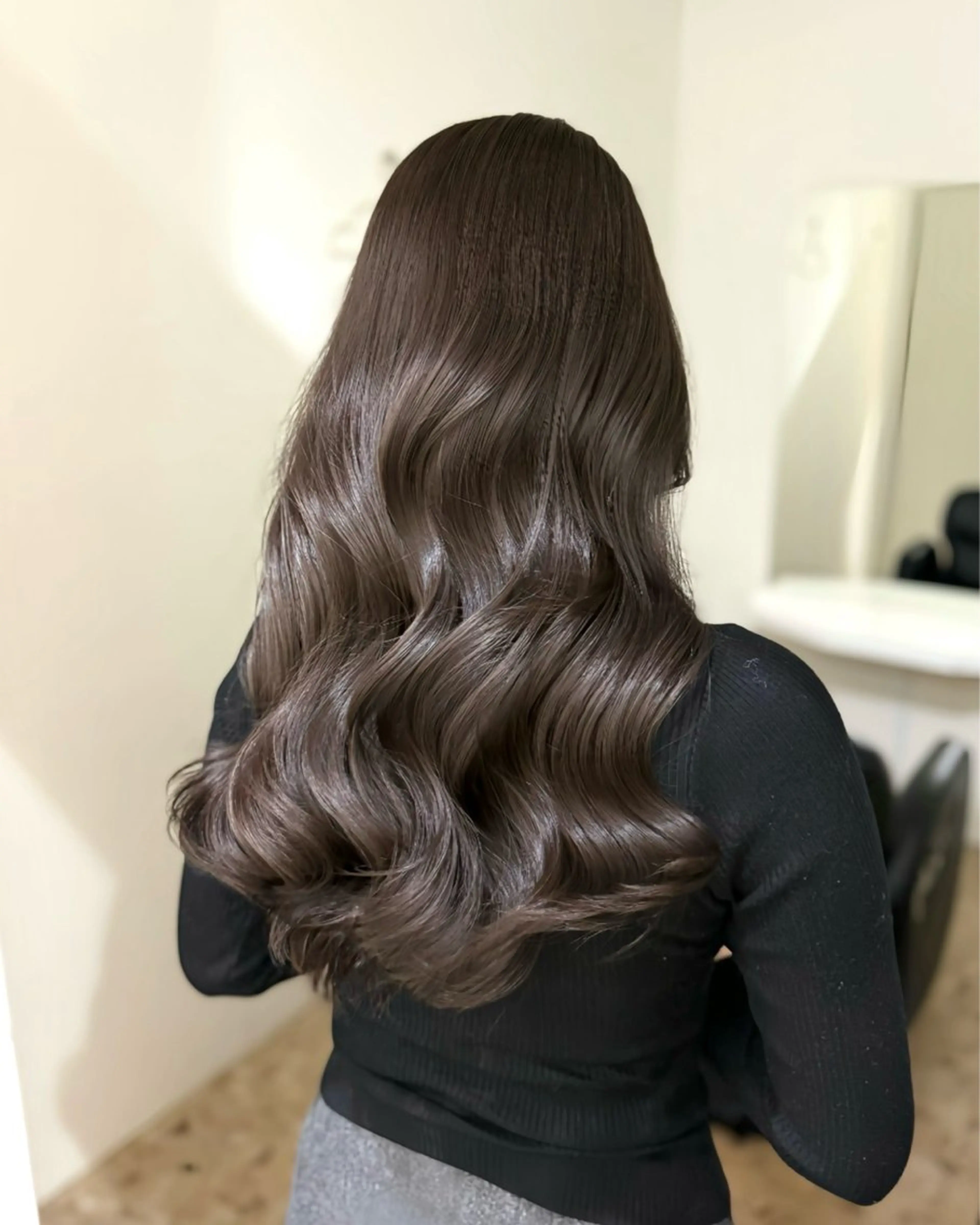 ロング カラー 透明感カラー/レイ ヤー🖤Akaneのヘアスタイル