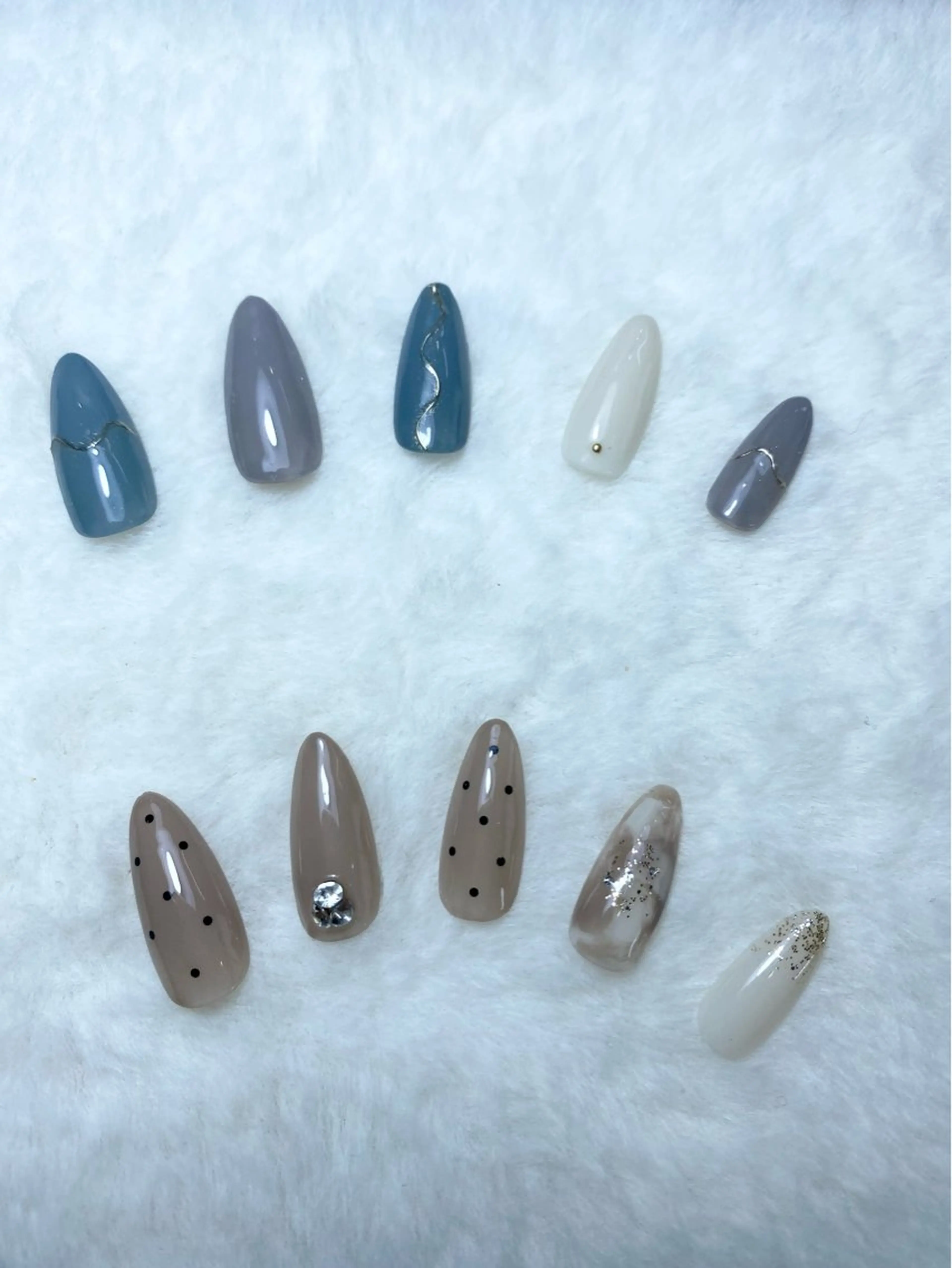 定額ネイルデザイン/オフなしの写真