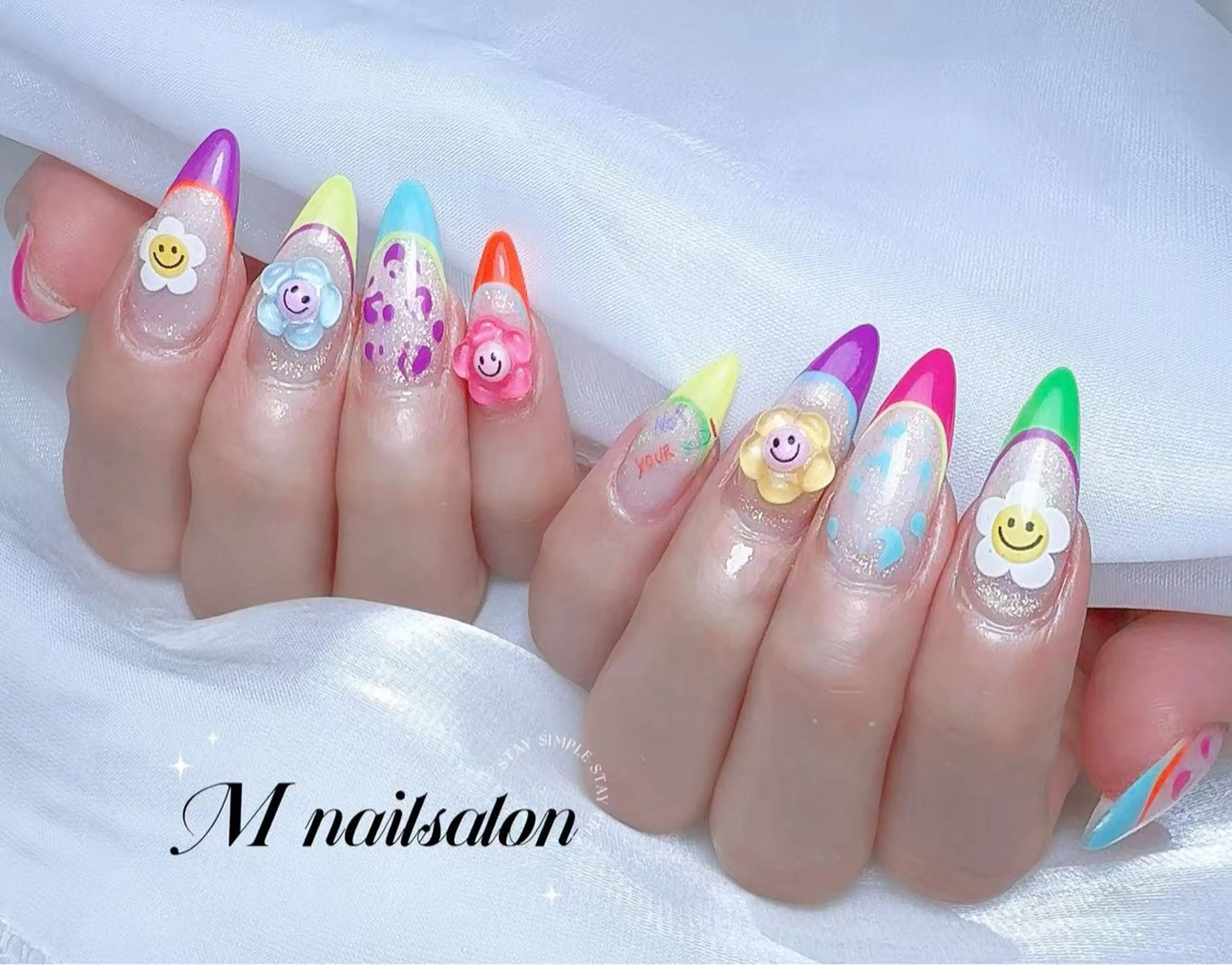 ネイル M🌷nail 長さだし専門店のネイルデザイン