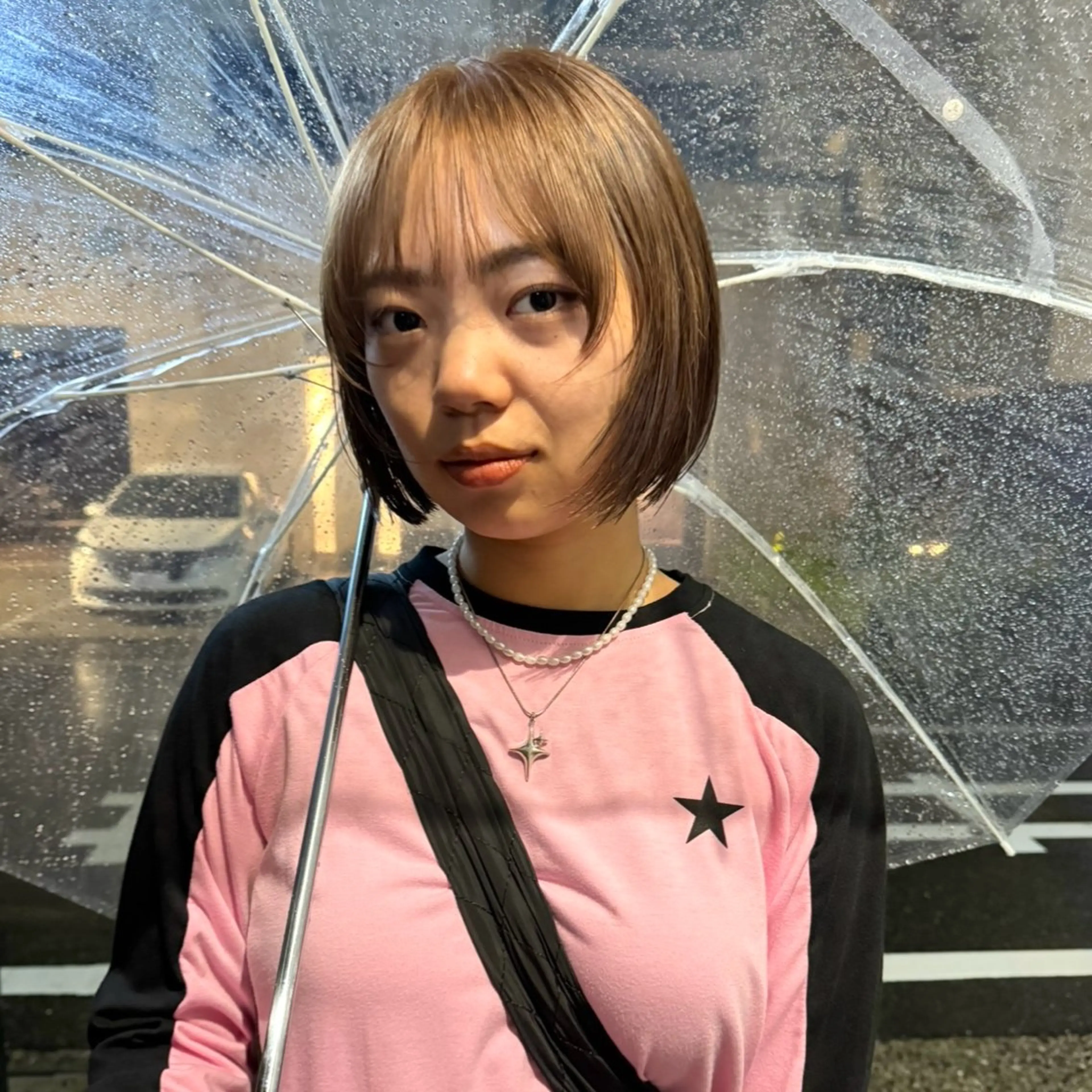 ショート カラー カット ヘアカラー トリートメント Lilu しずくのヘアスタイル