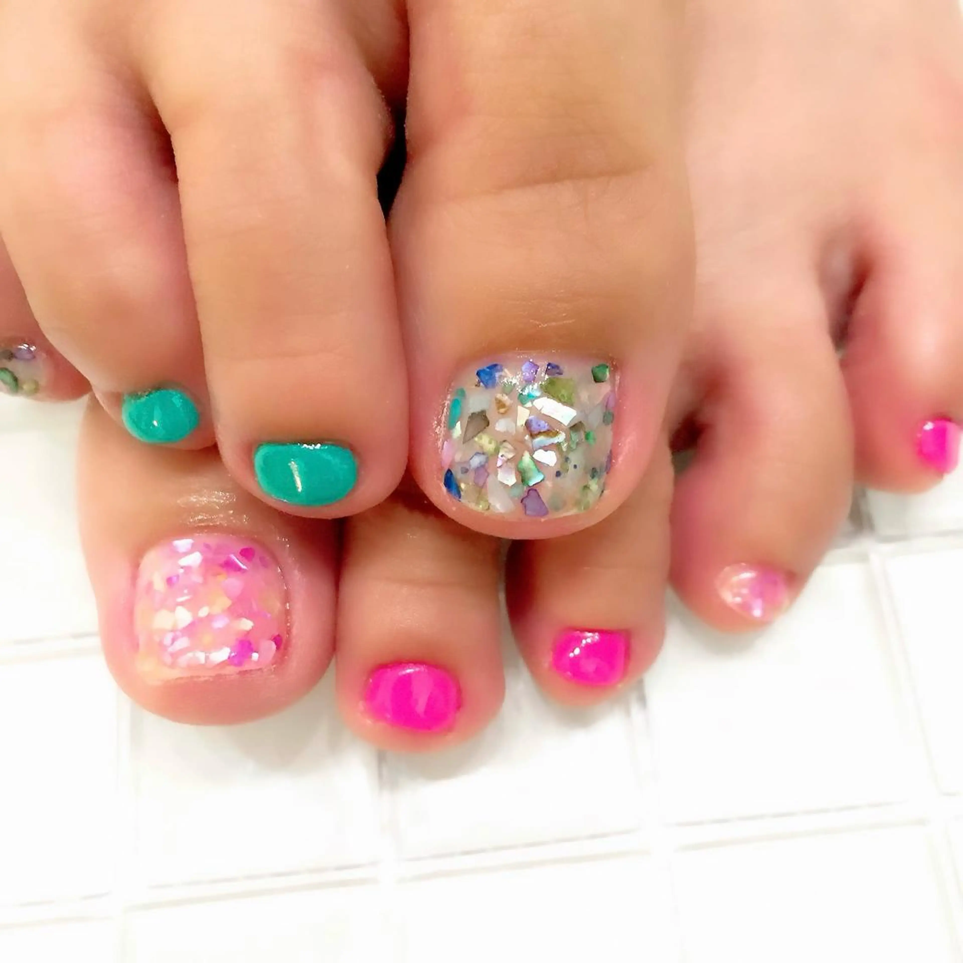 ネイル フットネイル ESPERANZA NAIL所属・SASAKI NOZOMIのネイルデザイン