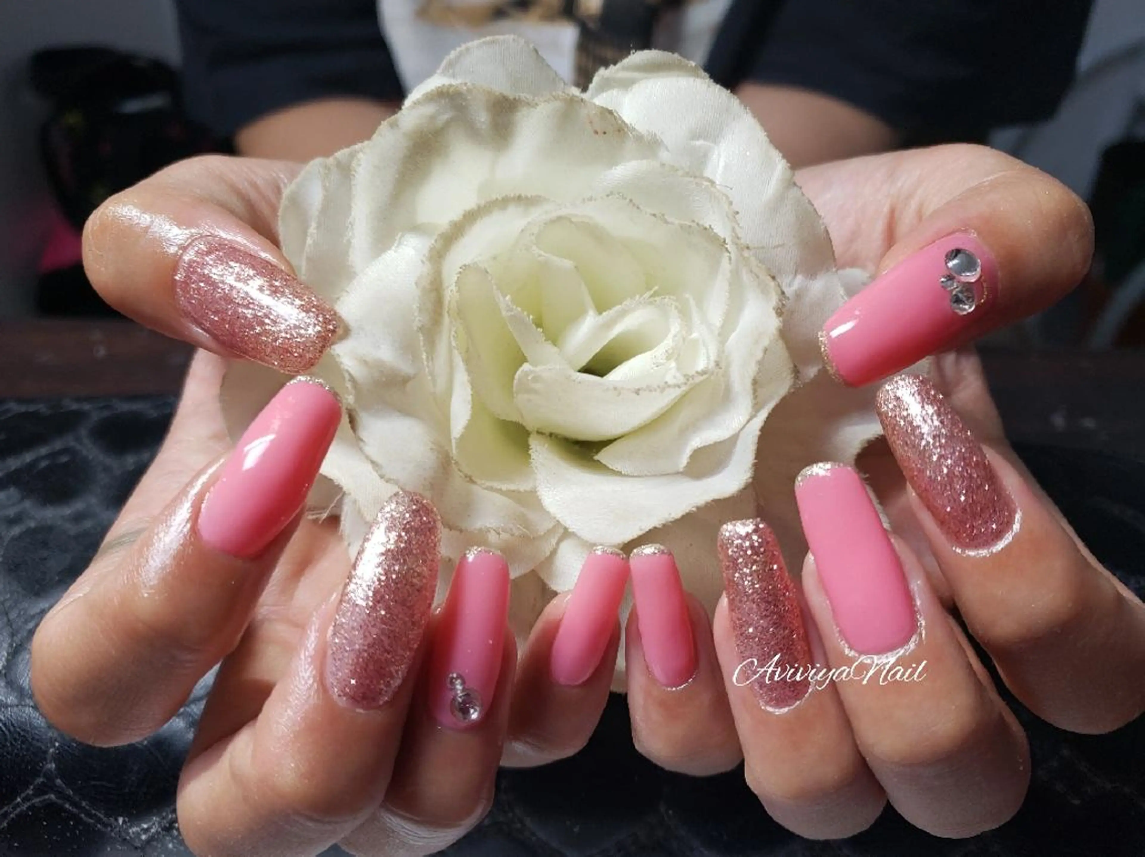 ネイル ピンク AviviyaNail所属・kubo ayaのネイルデザイン