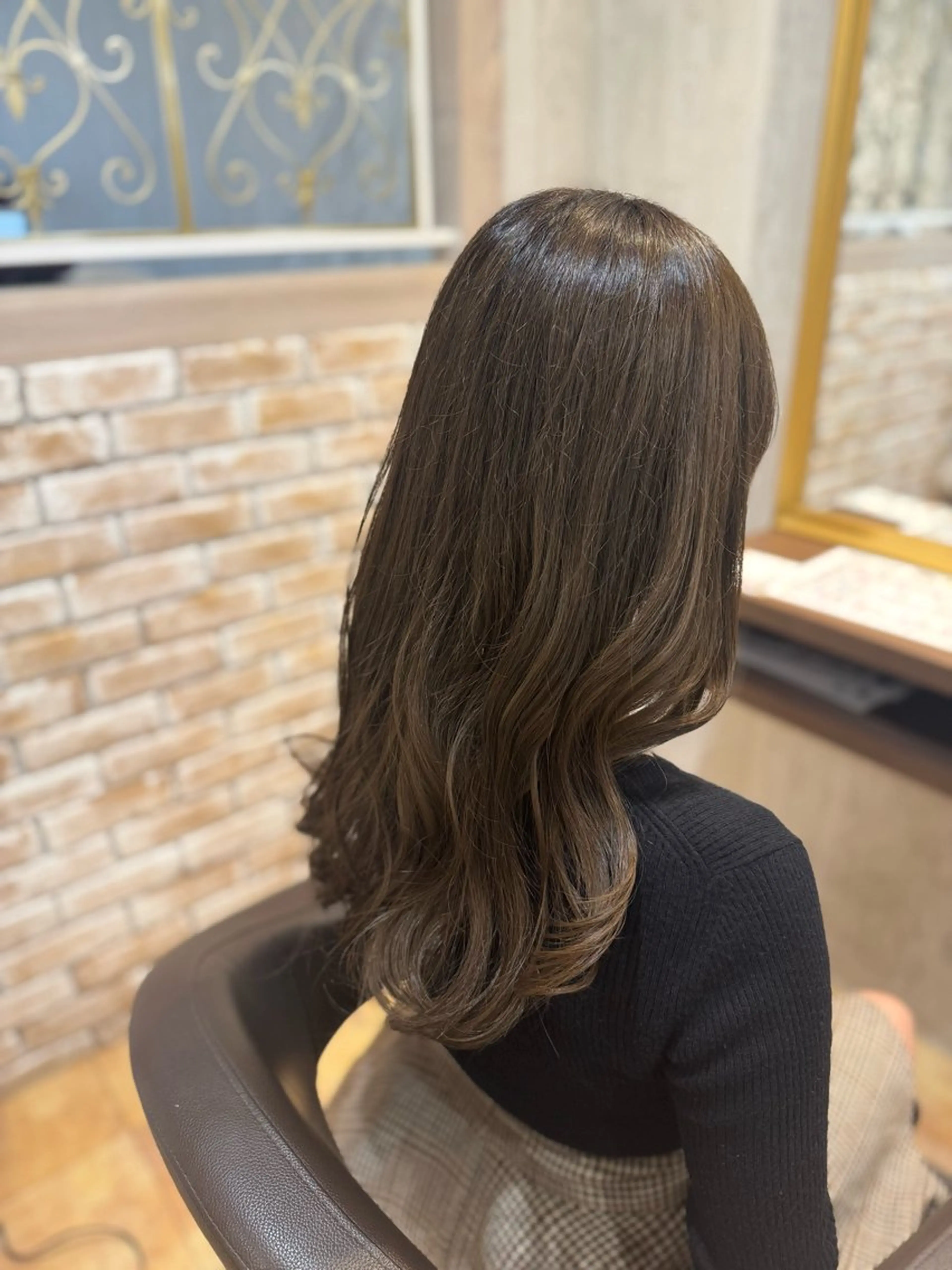 セミロング ヘッドスパ 美優🐩/透明感/ ハイトーン/栄のヘアスタイル
