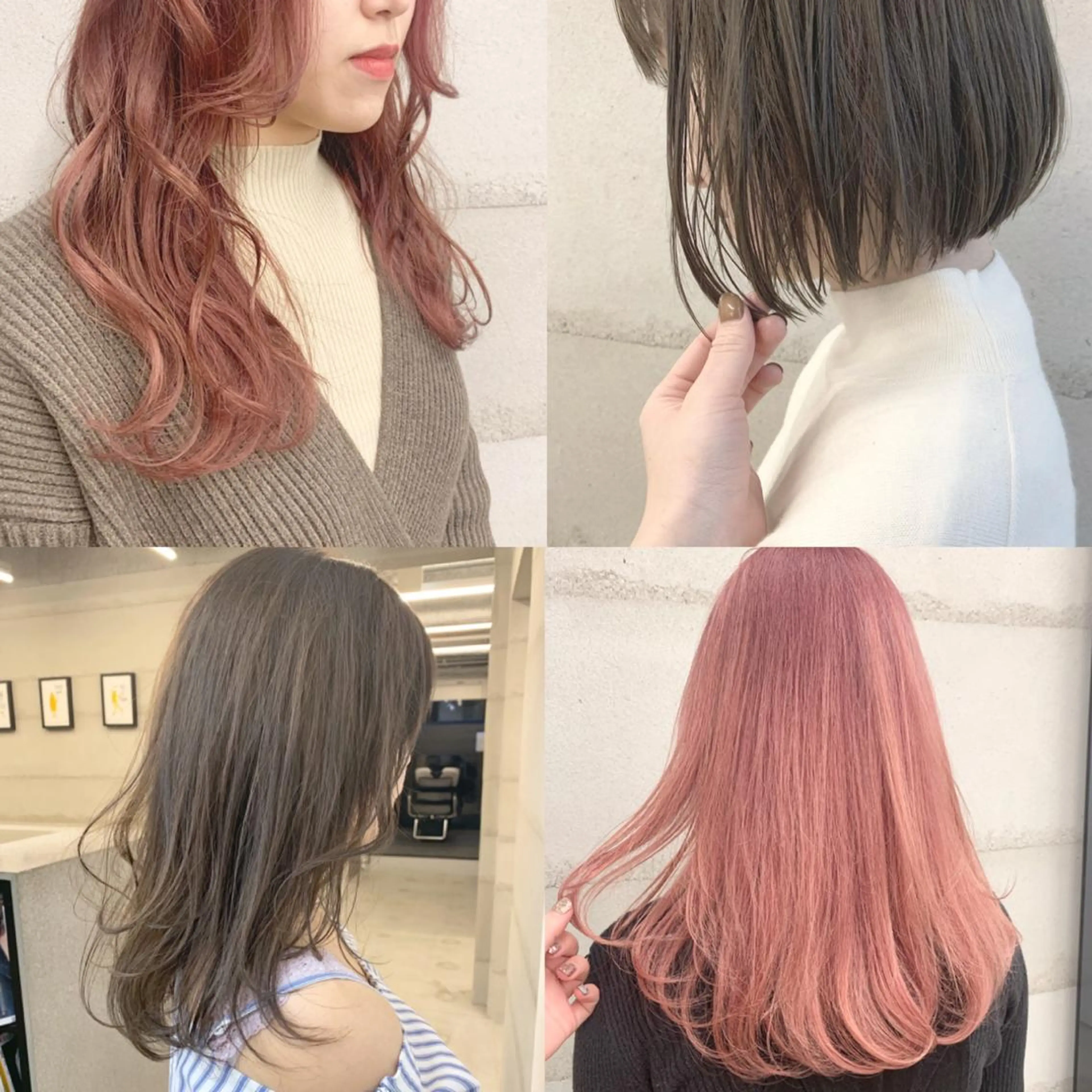 カラー 透明感/オリーブ/ グレージュ/YUKAのヘアスタイル