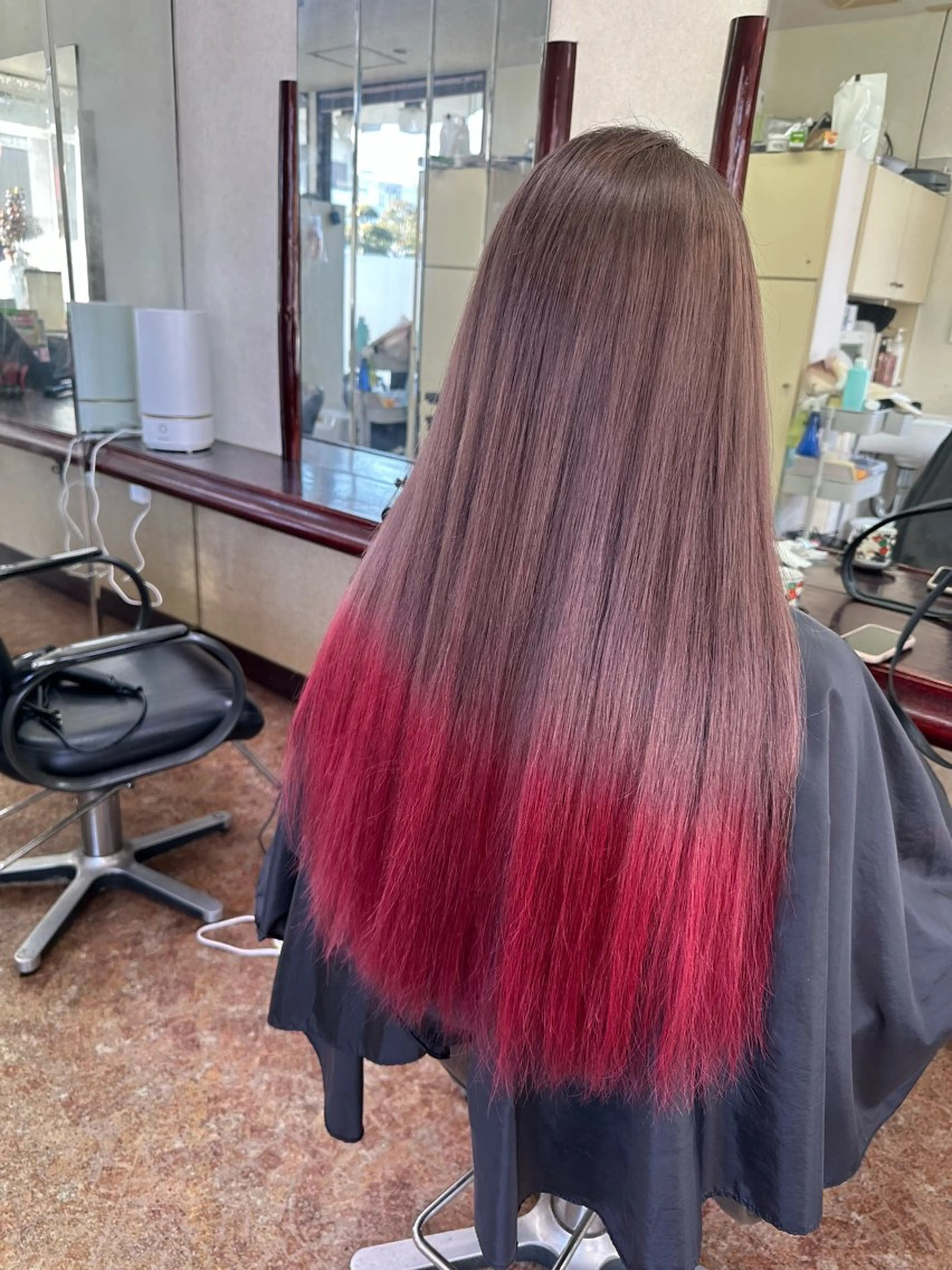 ロング カラー 後藤 弓佳のヘアスタイル