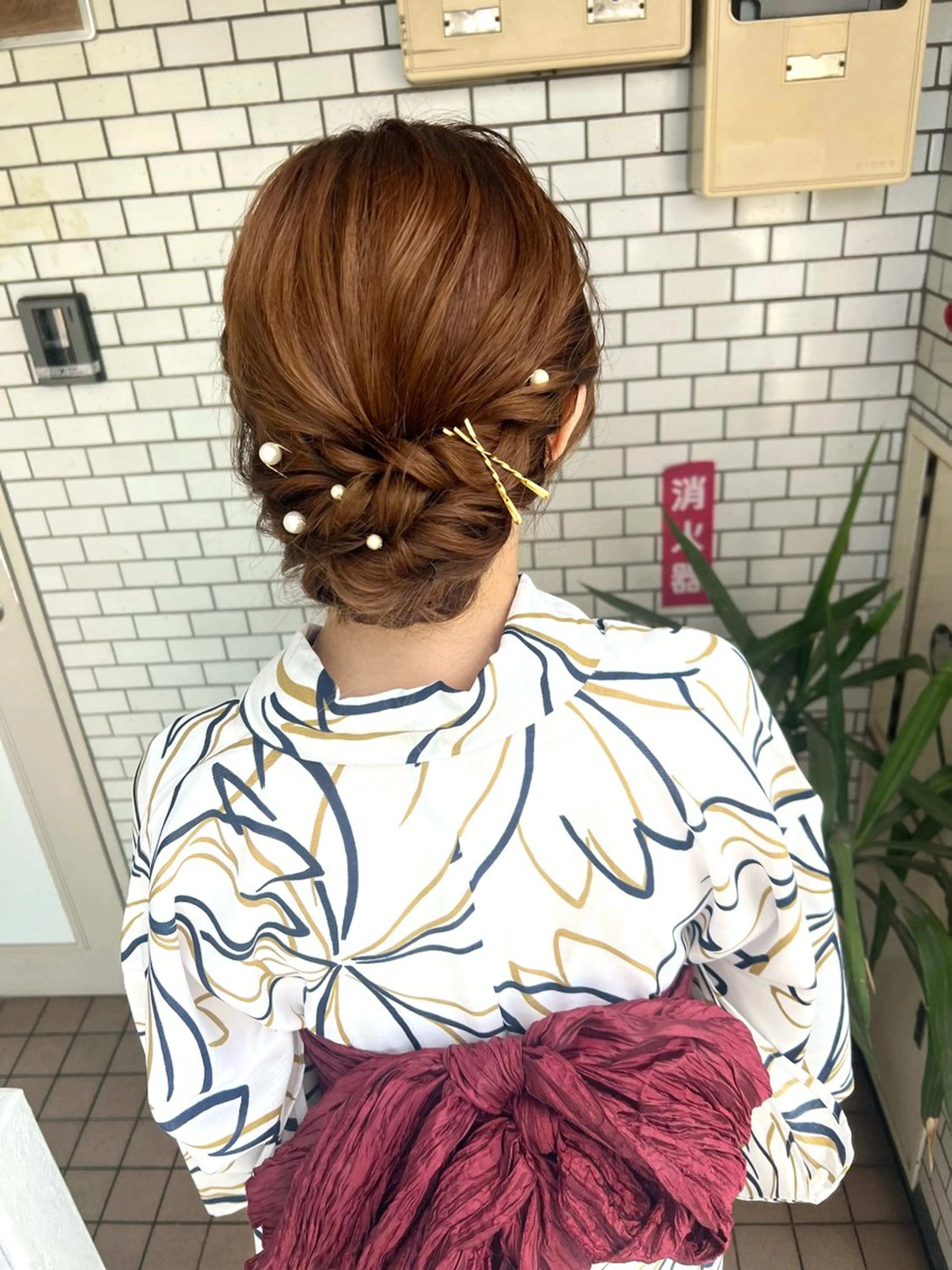 ヘアアレンジ 浴衣 大人可愛いヘアメイク 💋🧚‍♀️しずかのヘアスタイル