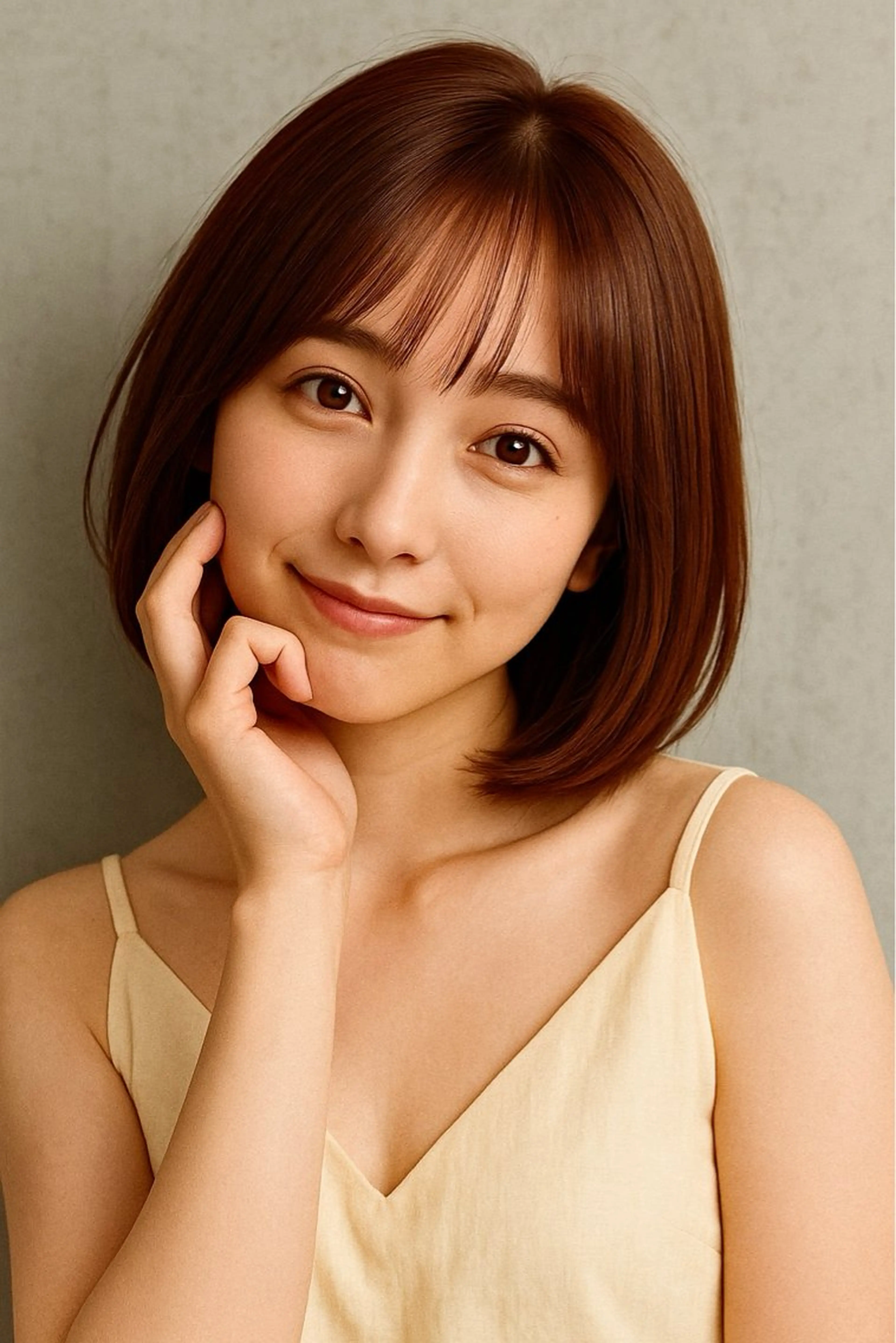 ミディアム えりな・安心 ・丁寧な美容師🌱のヘアスタイル