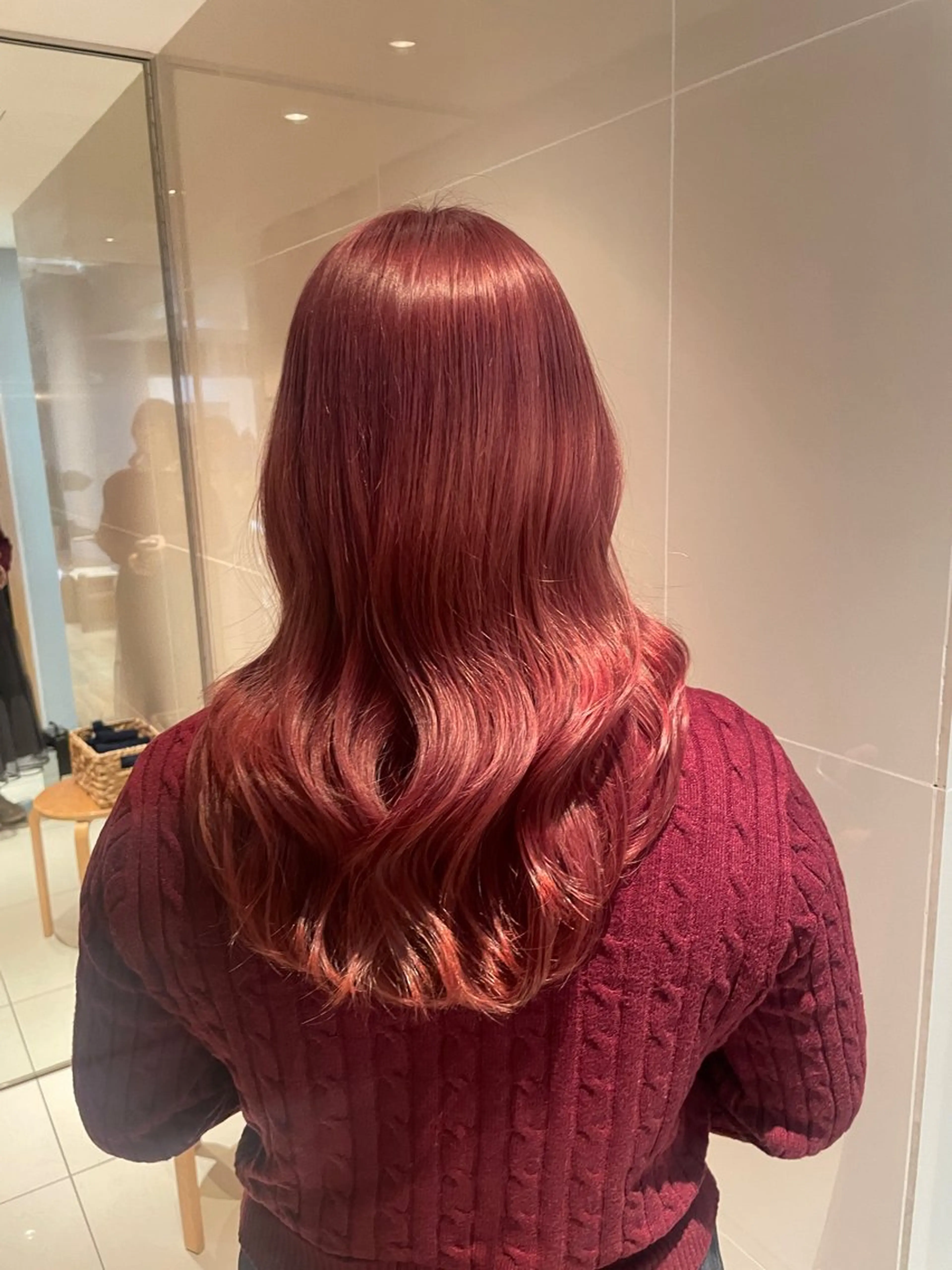 セミロング カラー レイヤーカット カット ヘアカラー トリートメント 縮毛矯正/レイヤー 🌙ひかるのヘアスタイル