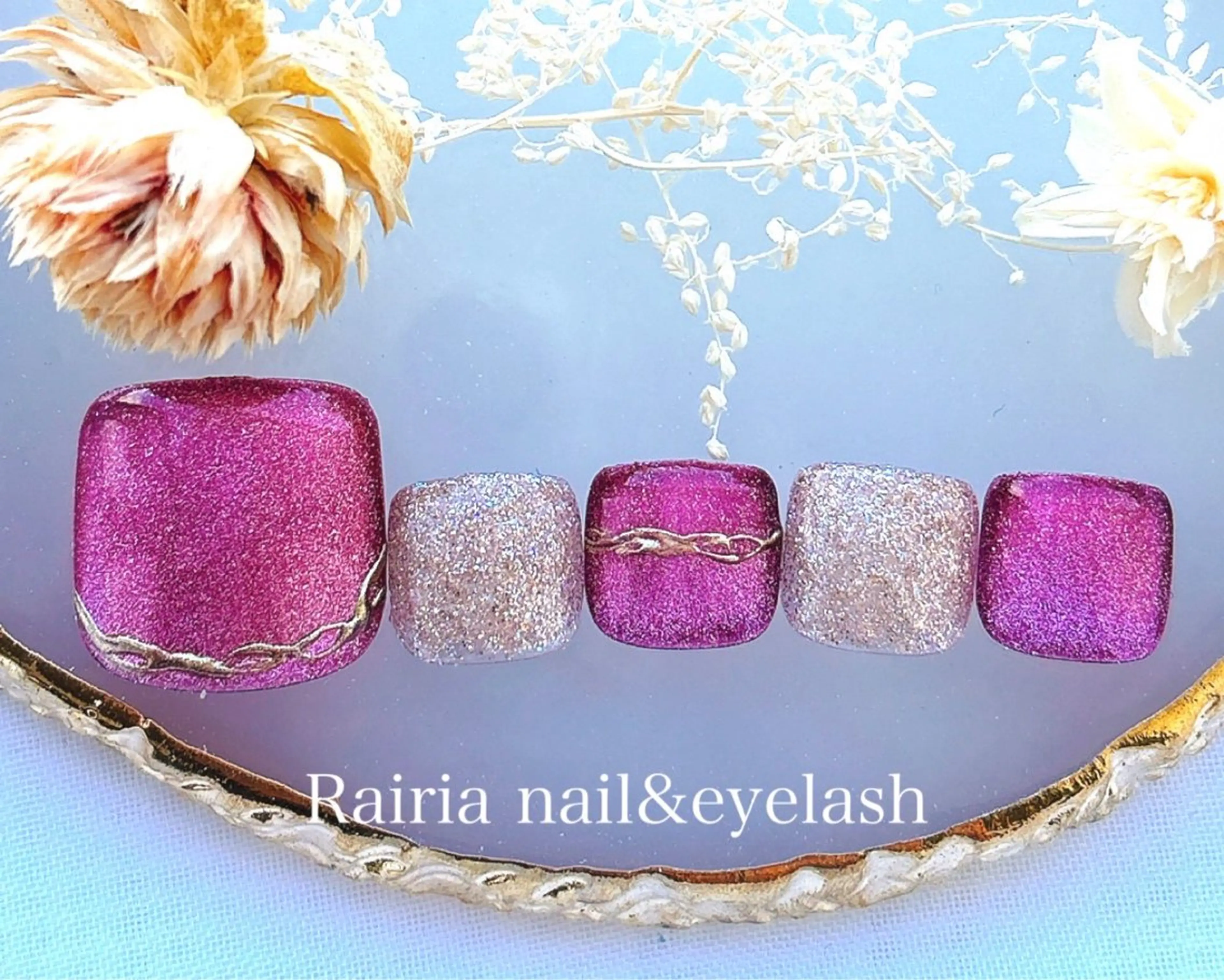 ネイル フットネイル ジェルネイル マグネットネイル オフィスネイル ワンカラーネイル NAILSALON CRISTA所属・🤍CRISTA yui🤍のネイルデザイン