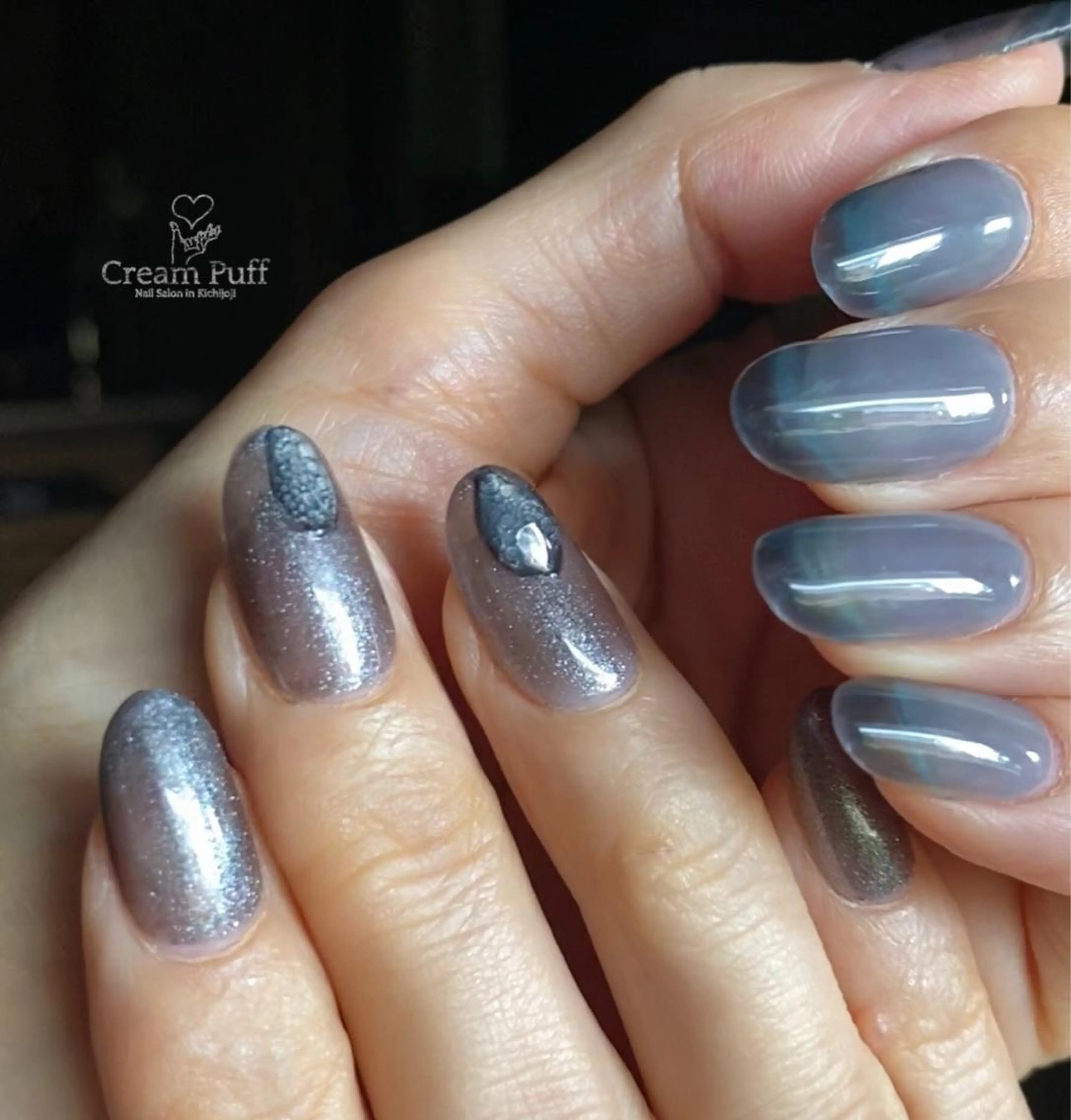 シンプルネイル／オフ無しの写真