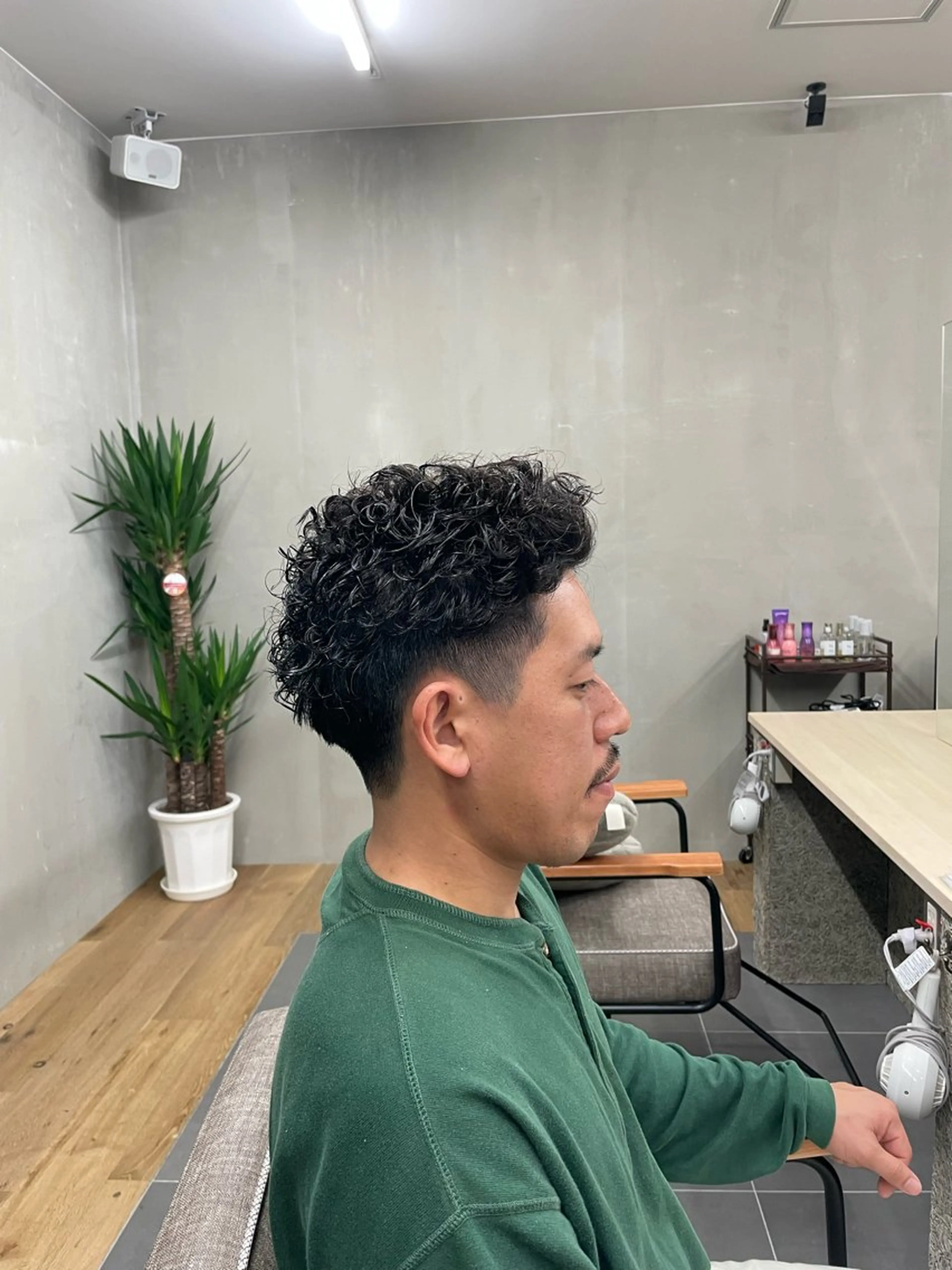 メンズ スペインカール 天神大名/パーマ特化 /ケントのヘアスタイル