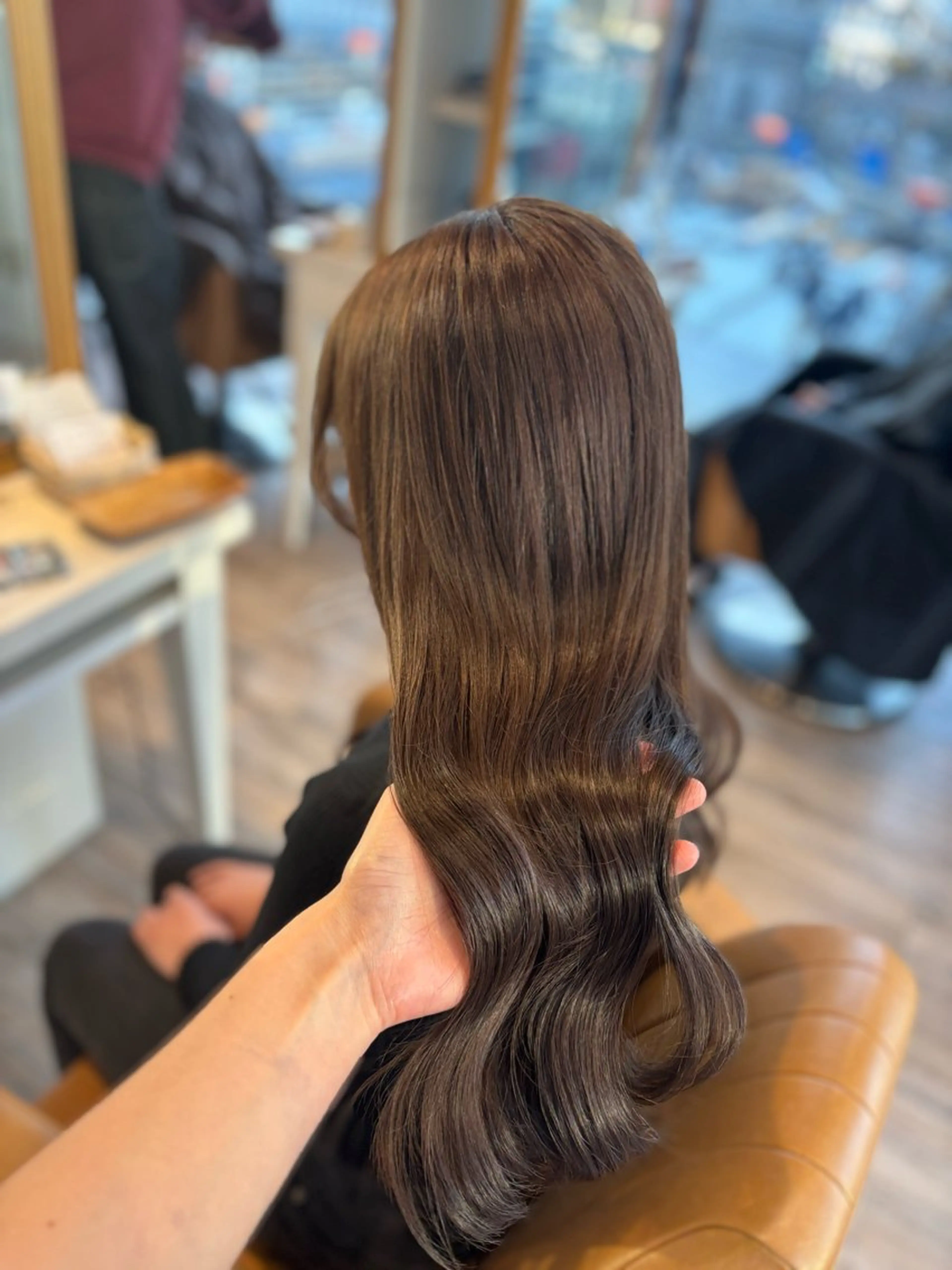 ロング カラー カット ヘアカラー トリートメント yui🥀/ボブ /ブリーチなしカラーのヘアスタイル