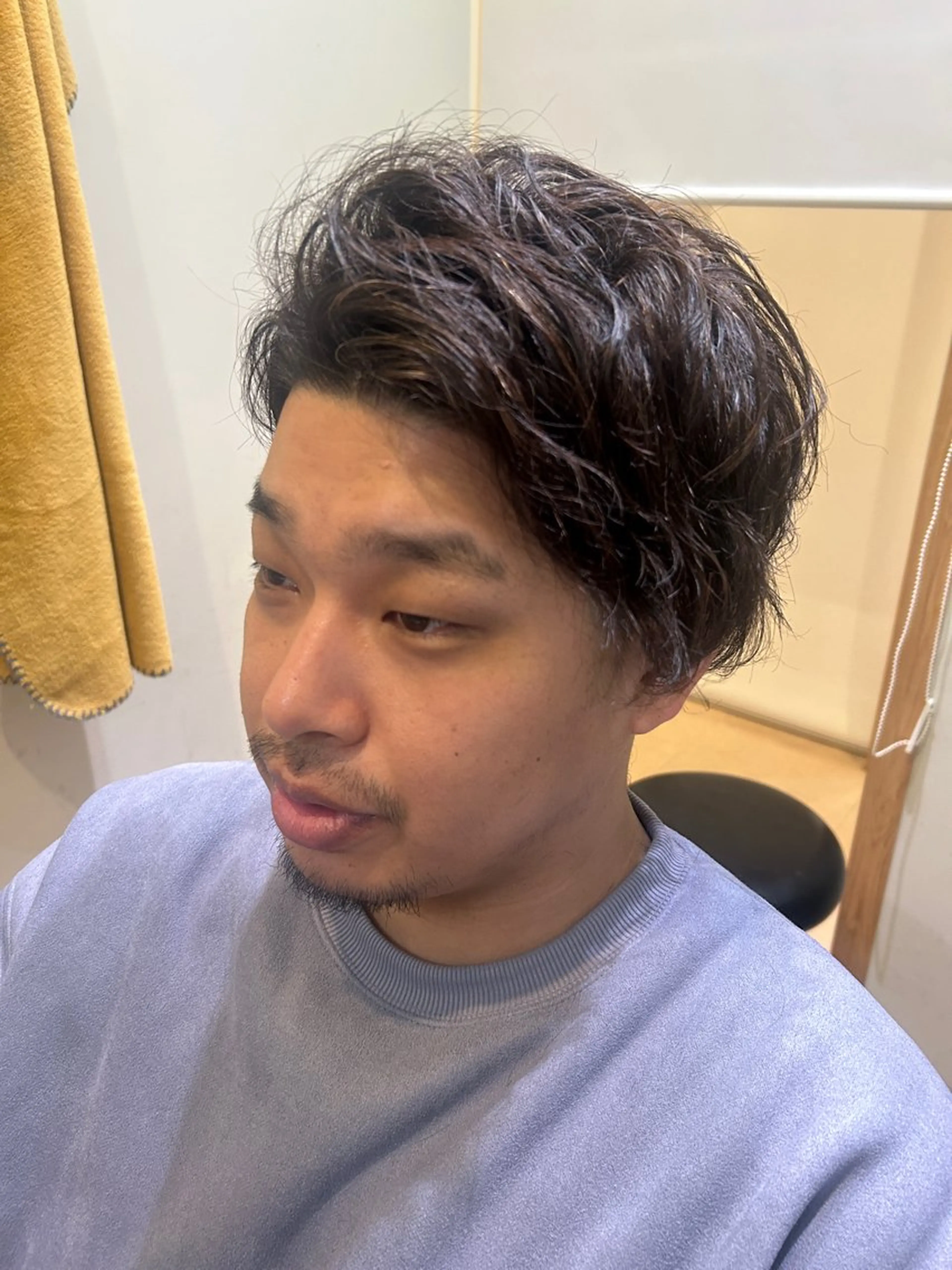 ショート パーマ メンズ トリートメント times salon名駅所属・久木原 ゆりのヘアスタイル