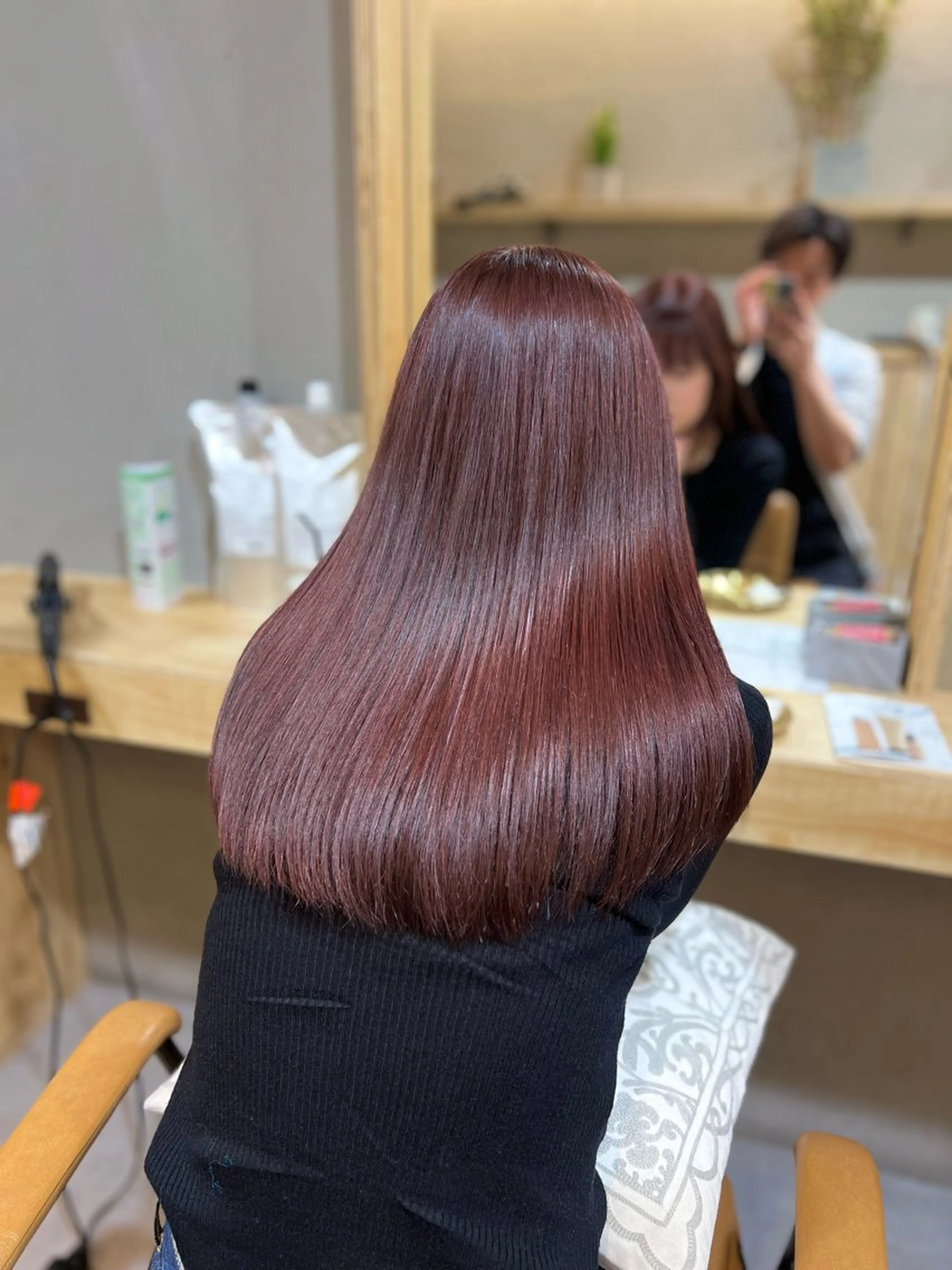 ロング カラー 透明感カラー 神戸ボブ✂️ ioe三宮/田 伸佳のヘアスタイル