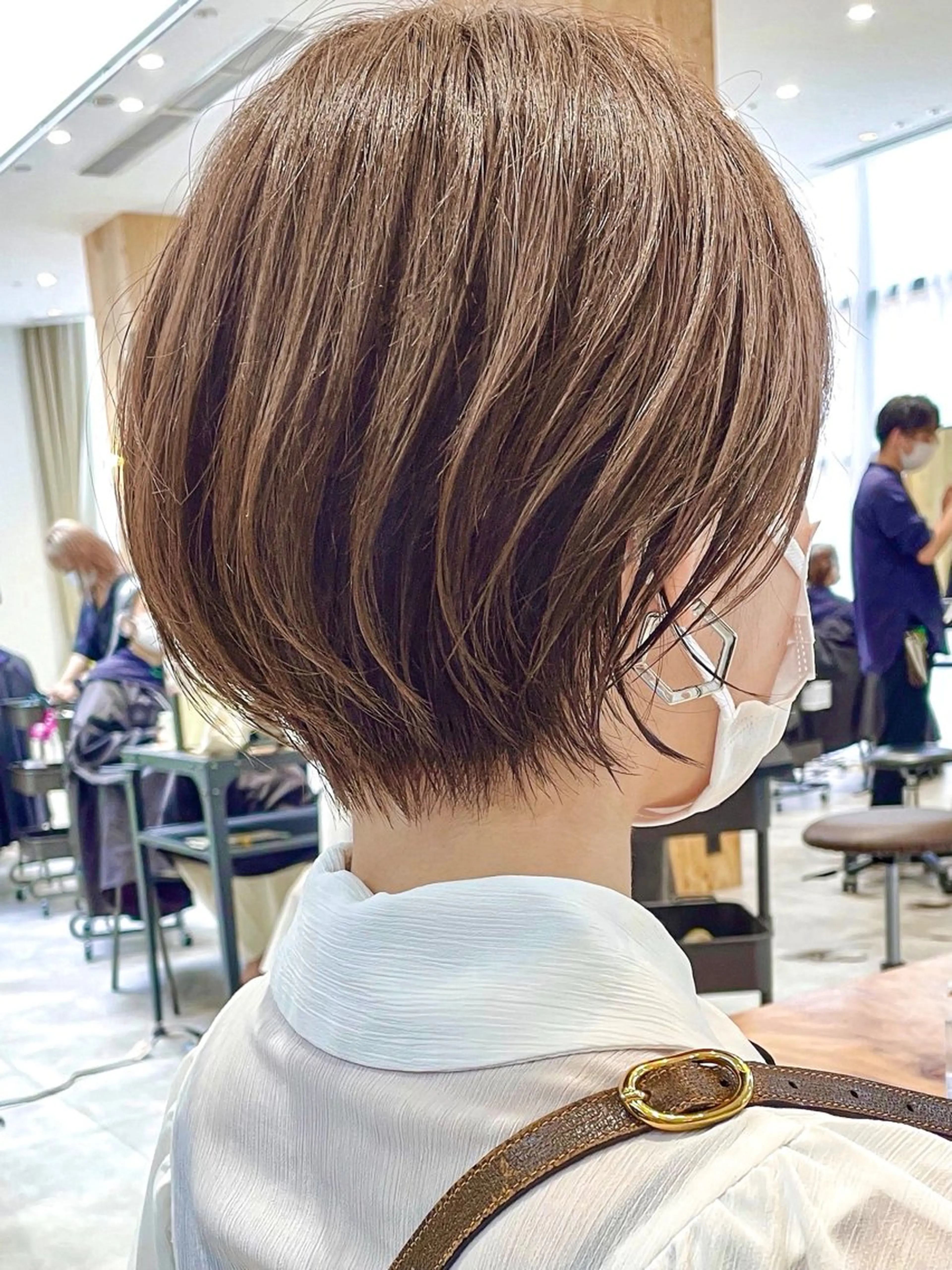 ショート 大阪/ショート 顔まわり/谷町のヘアスタイル