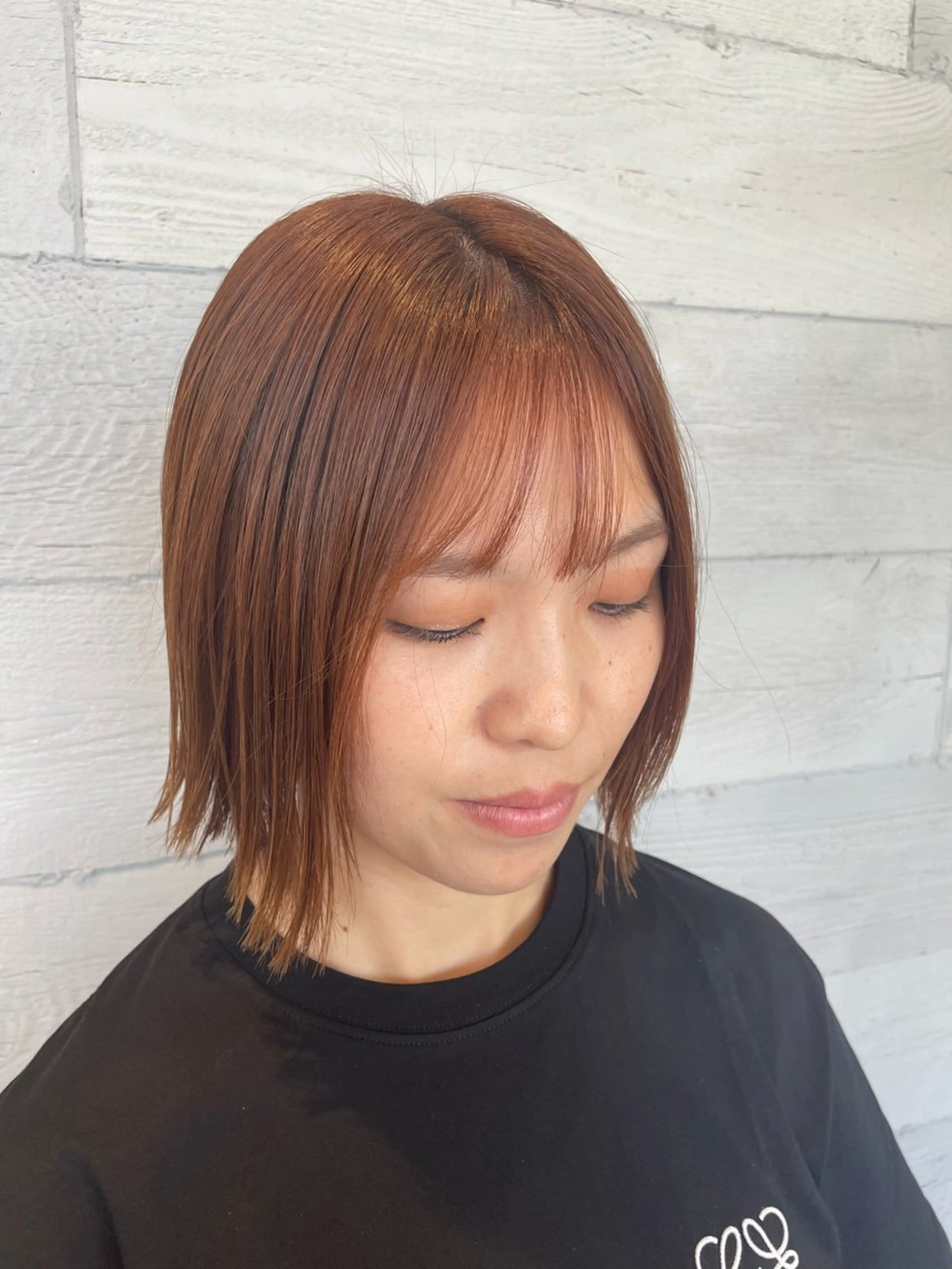ショート カラー 今岡 育美のヘアスタイル