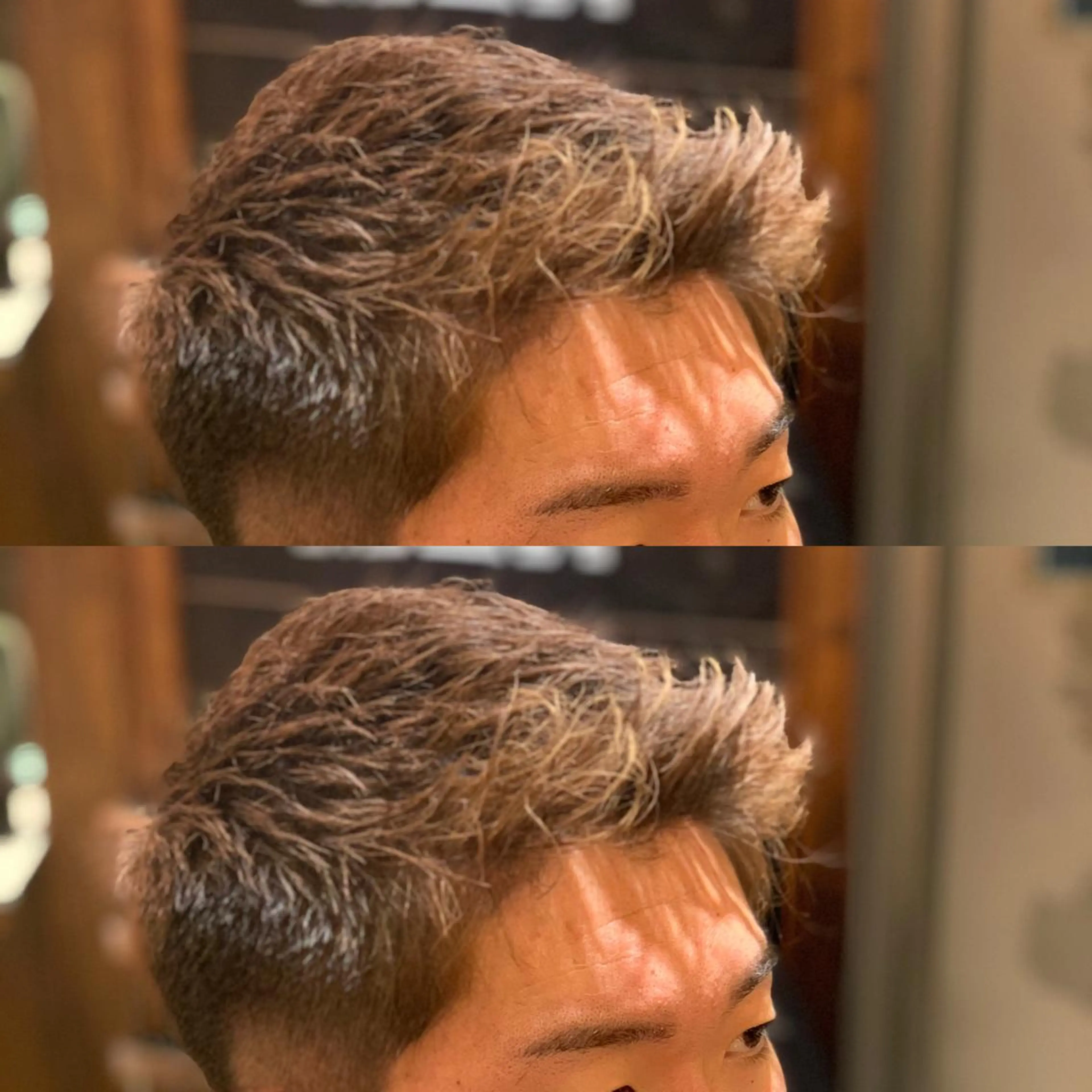 ショート カラー メンズ カット ヘアカラー トリートメント BINGO HAIR WORKS 【ビンゴヘアワークス】所属・🎱メンズフェード 特化HYOGA🎱のヘアスタイル