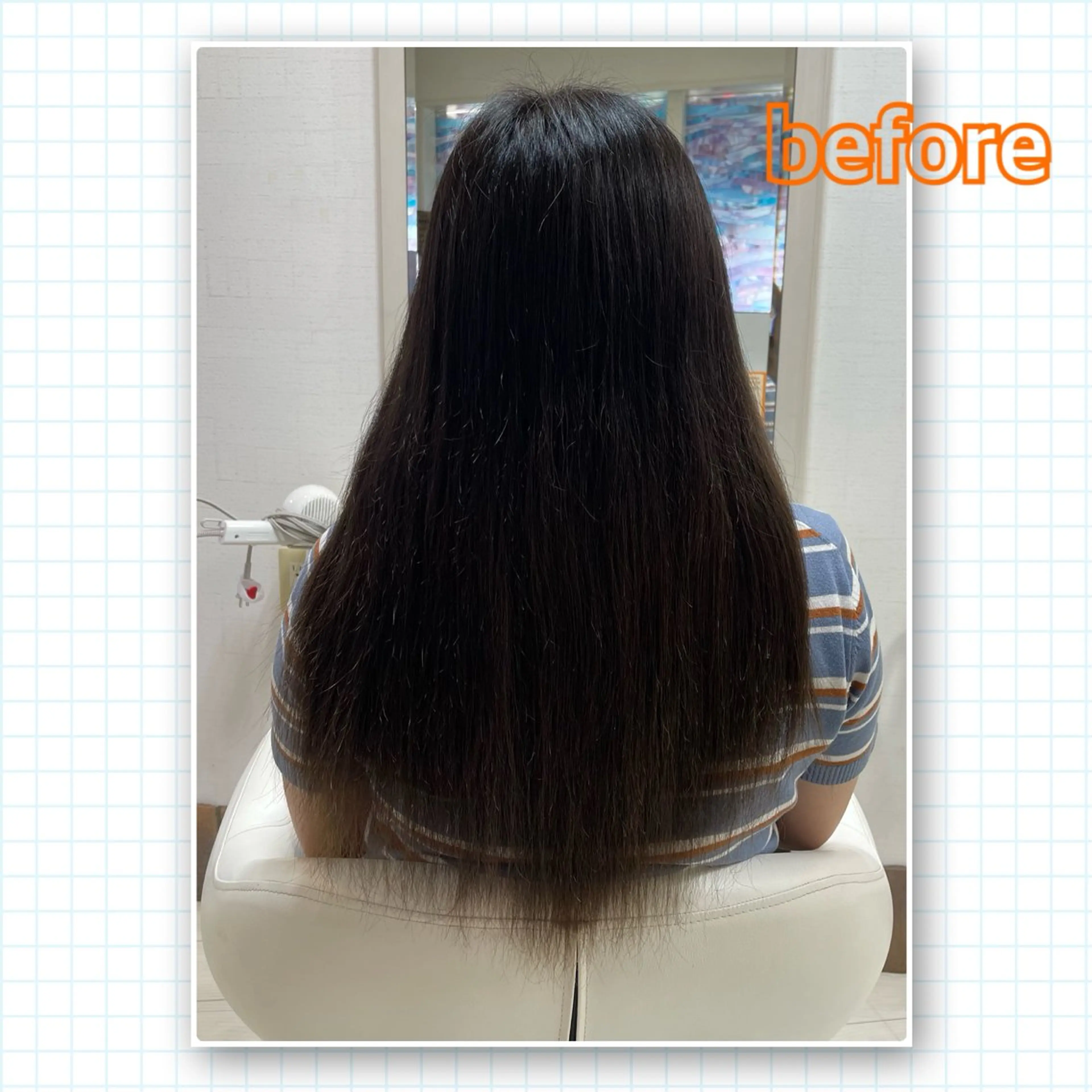 ロング アミーベル🧸🧡 本店✂️しおりのヘアスタイル