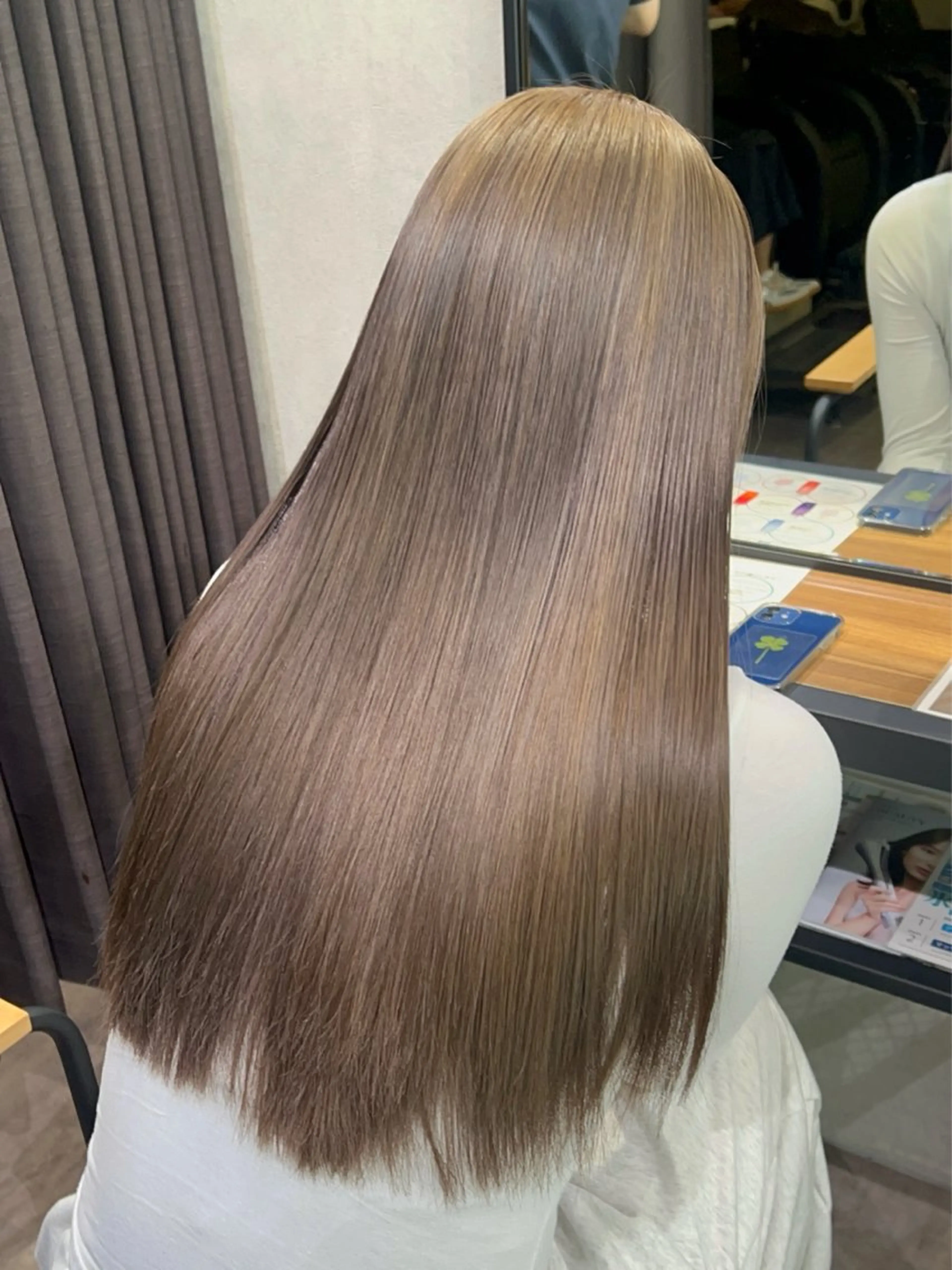 ロング カラー ヘアカラー ｻﾄｳﾐﾉﾘ韓国ヘア 韓国メンズヘアのヘアスタイル