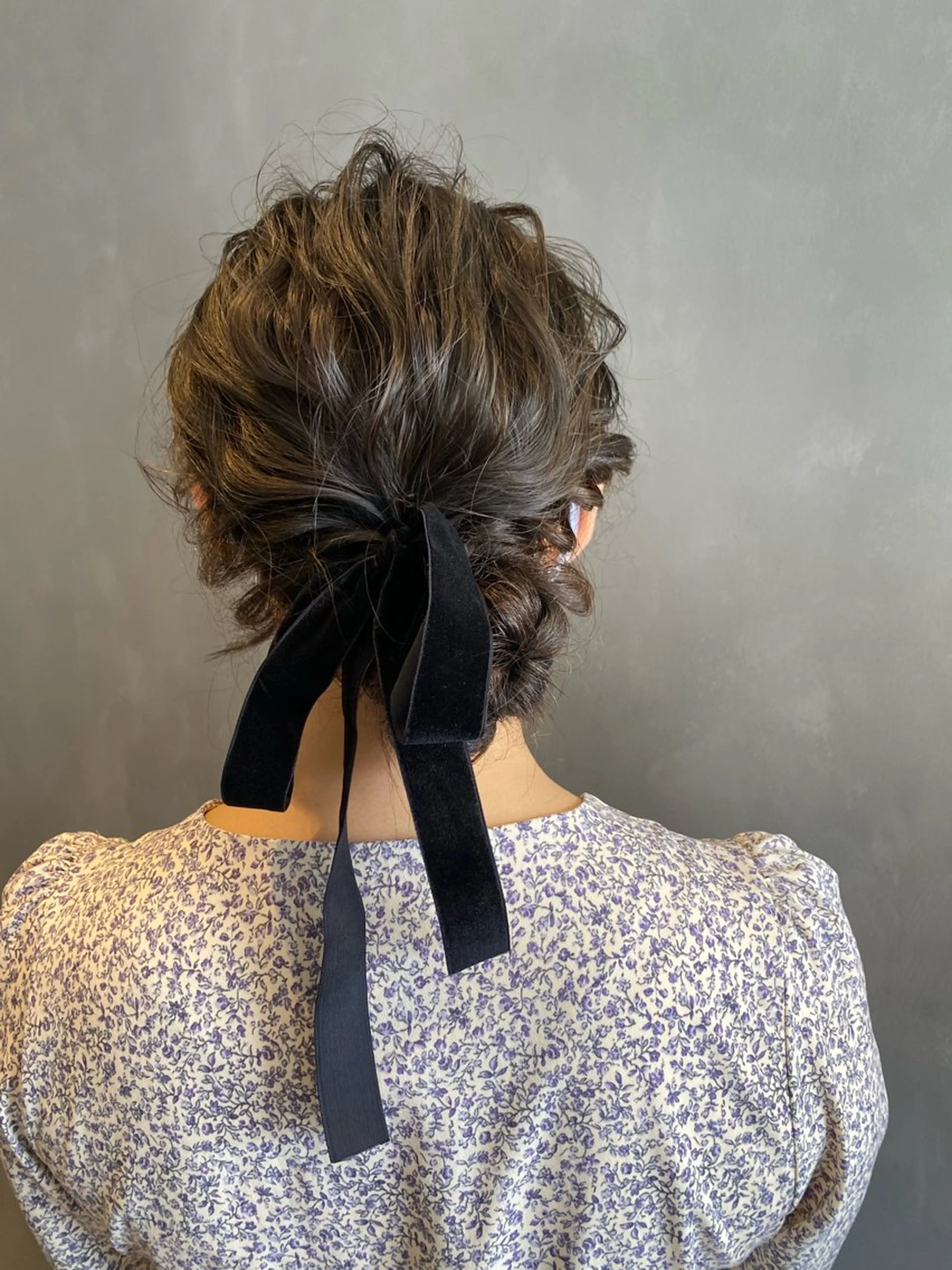 セミロング ヘアセット 内田 遥香のヘアスタイル