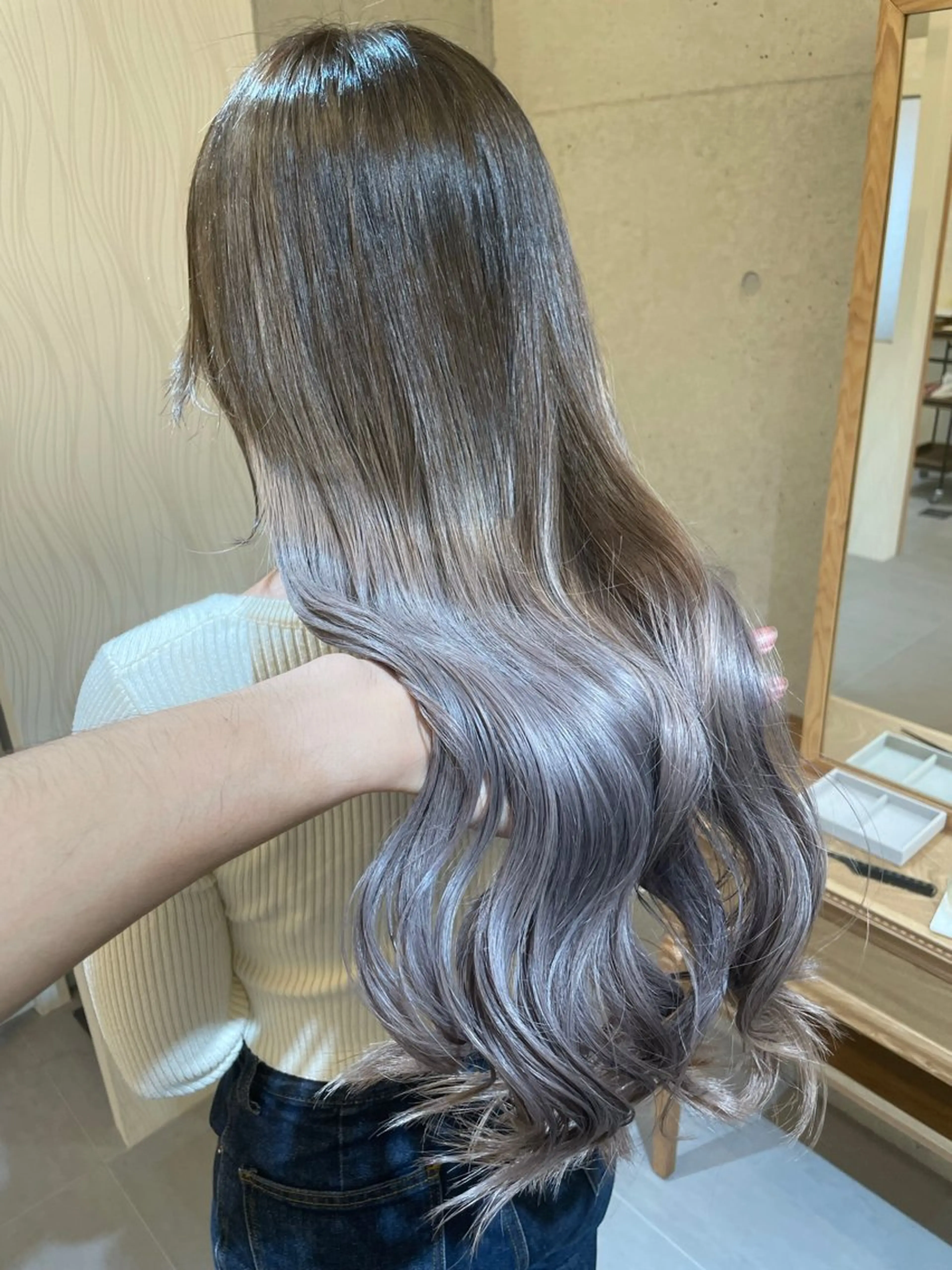 ロング カラー ブリーチ ヘアカラー 羽田翔大/ブリーチ/ ボブカット/店長のヘアスタイル