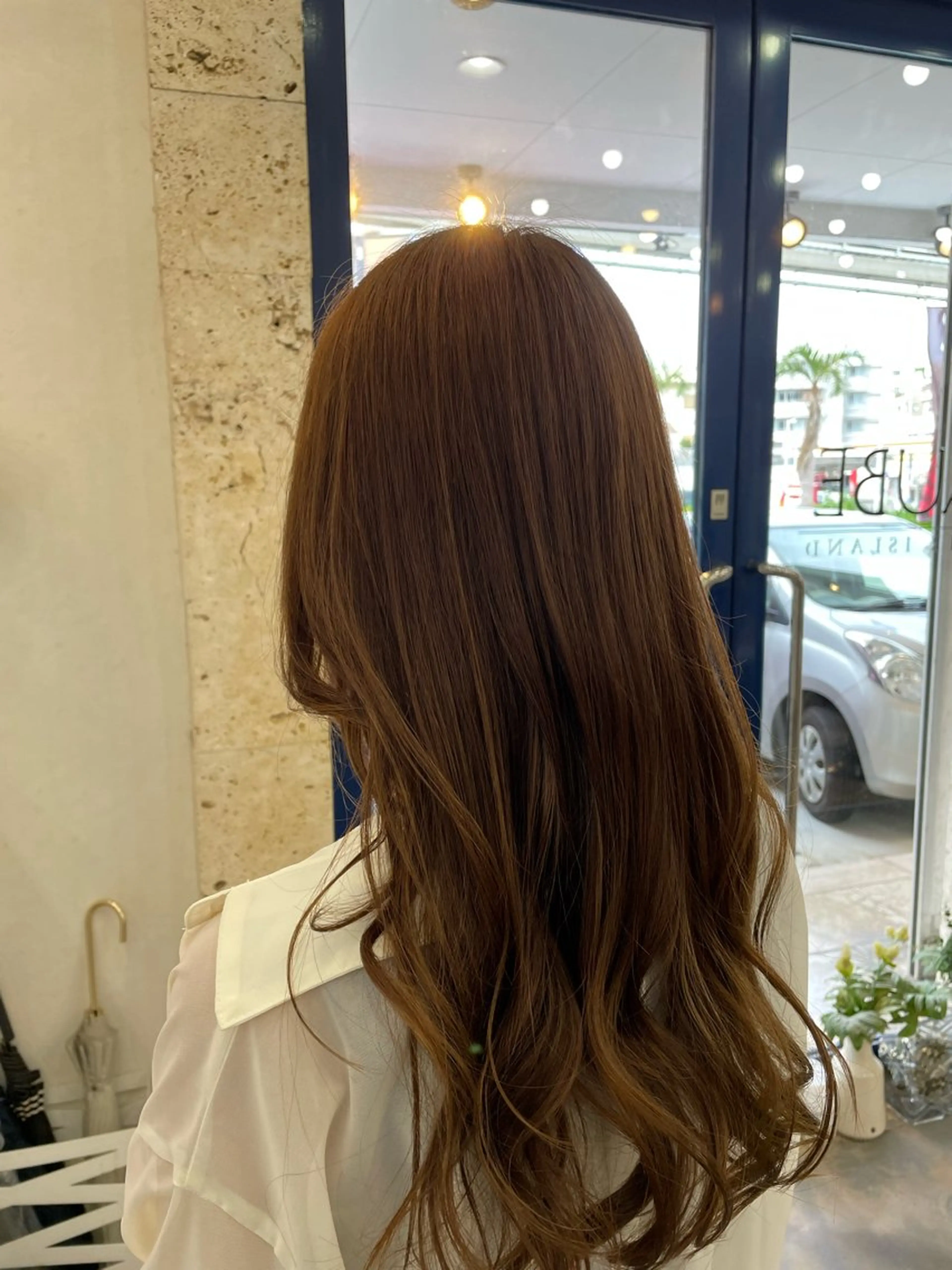 ロング カラー 高橋 恵のヘアスタイル
